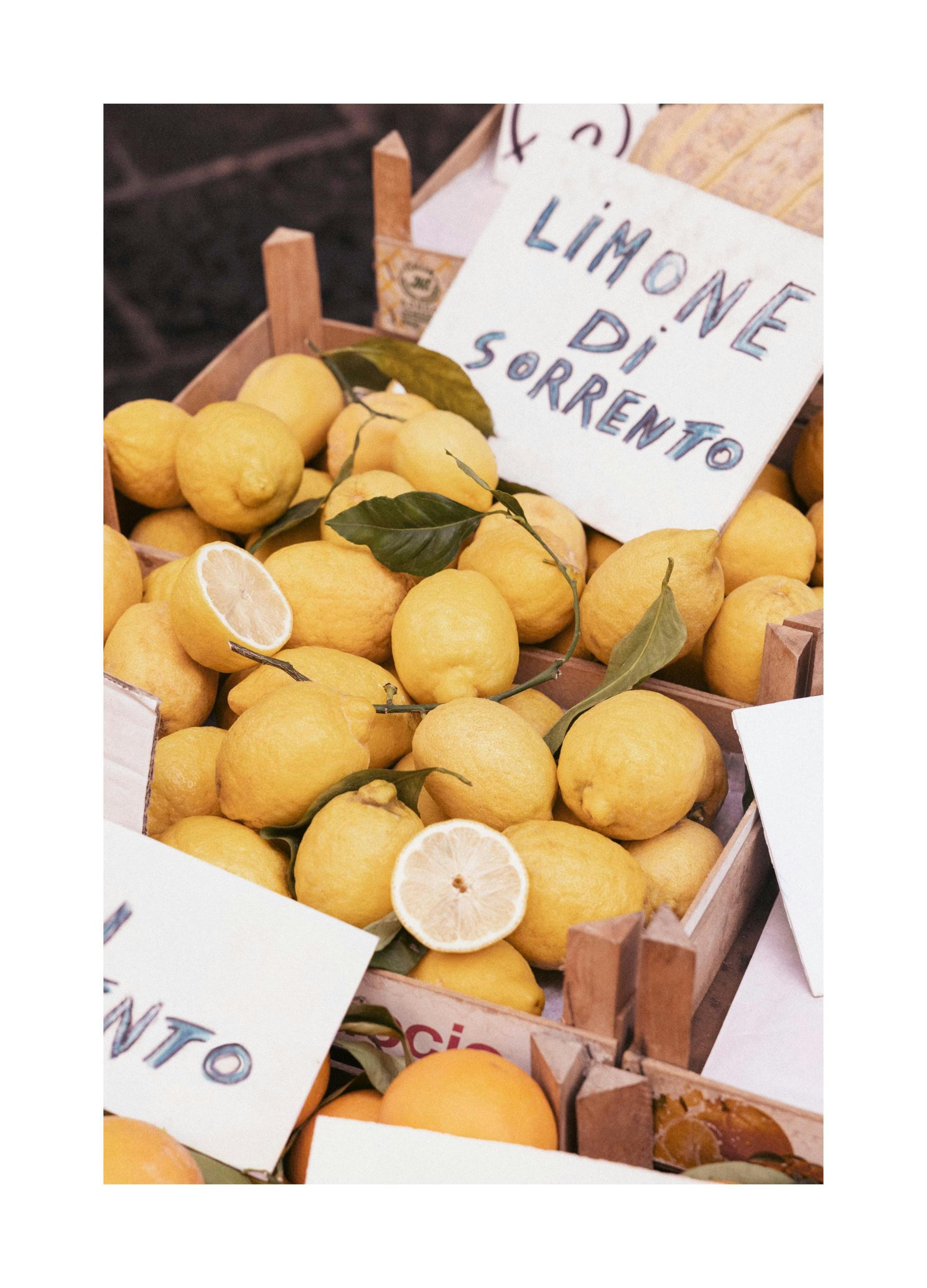 Sorrento Lemons Poster (30x40 cm)