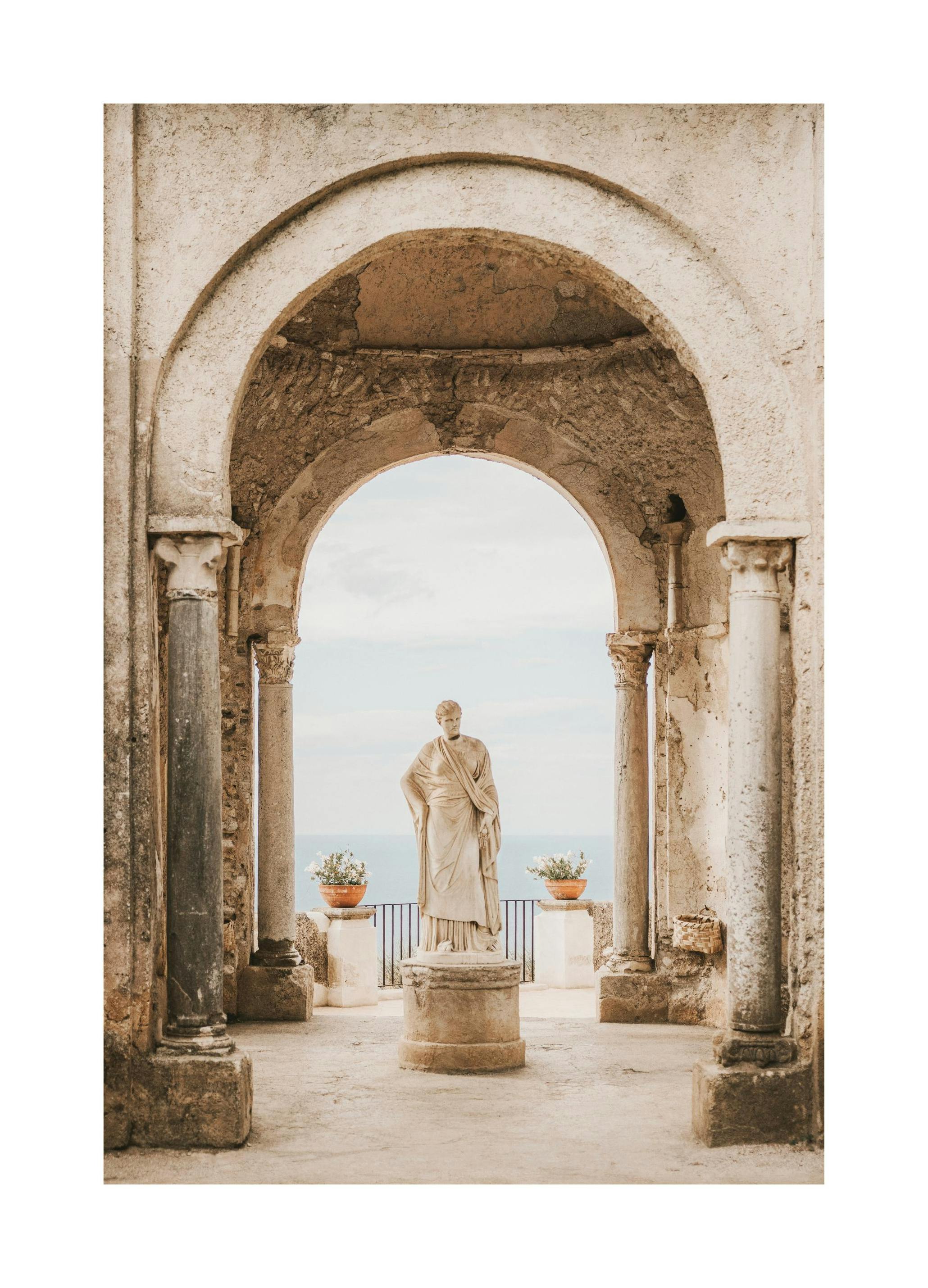 Villa Cimbrone Gardens Poster (50x70 cm)