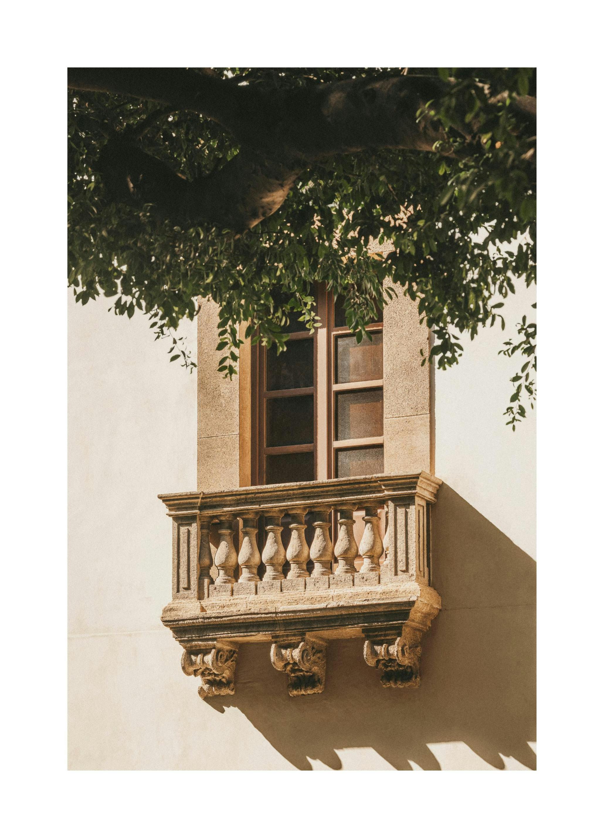 Prints - Italian Balcony Print (30x40 cm) - The Amalfi Lifestyle