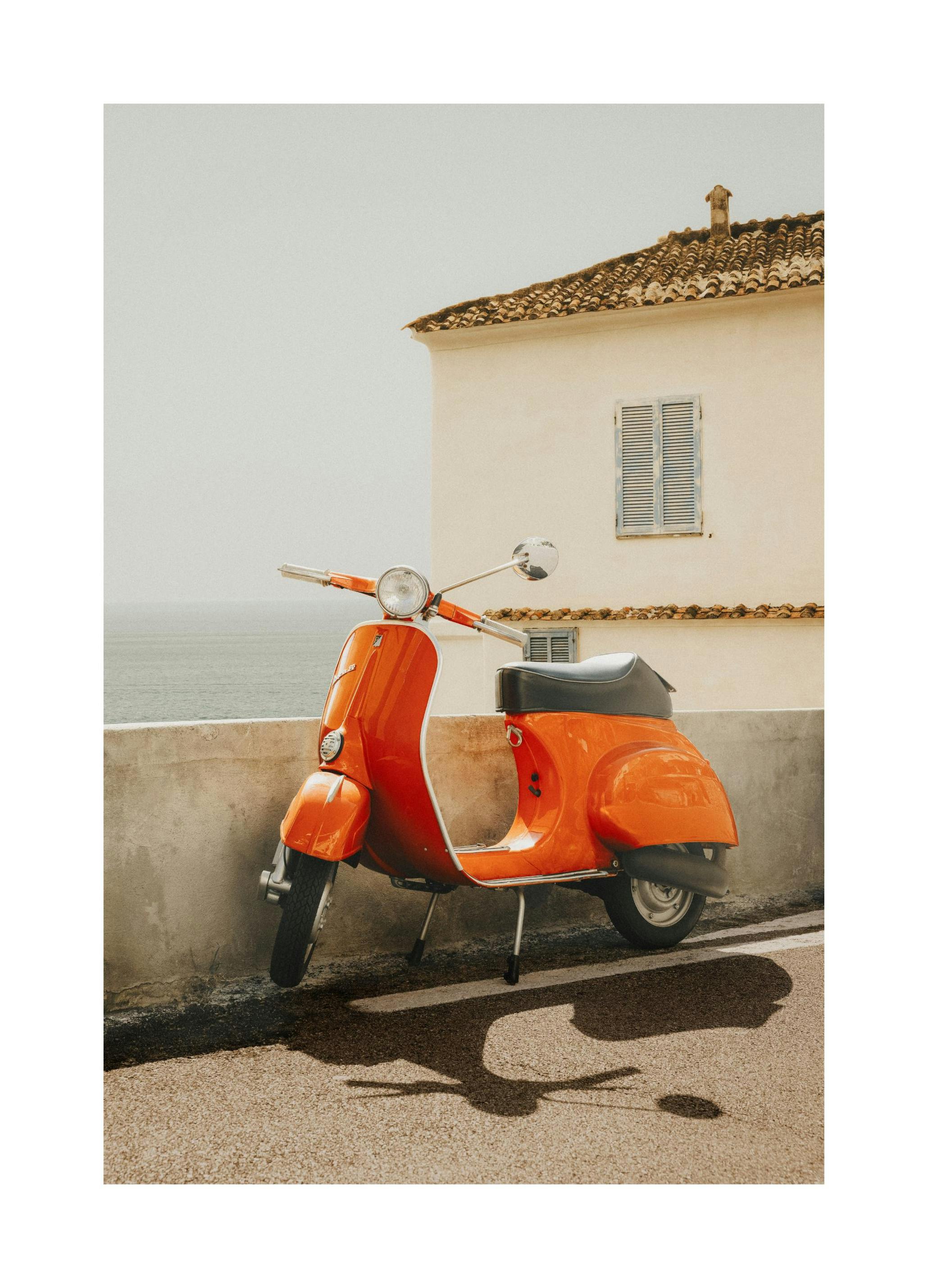 Prints - Italian Vespa Print (30x40 cm) - The Amalfi Lifestyle