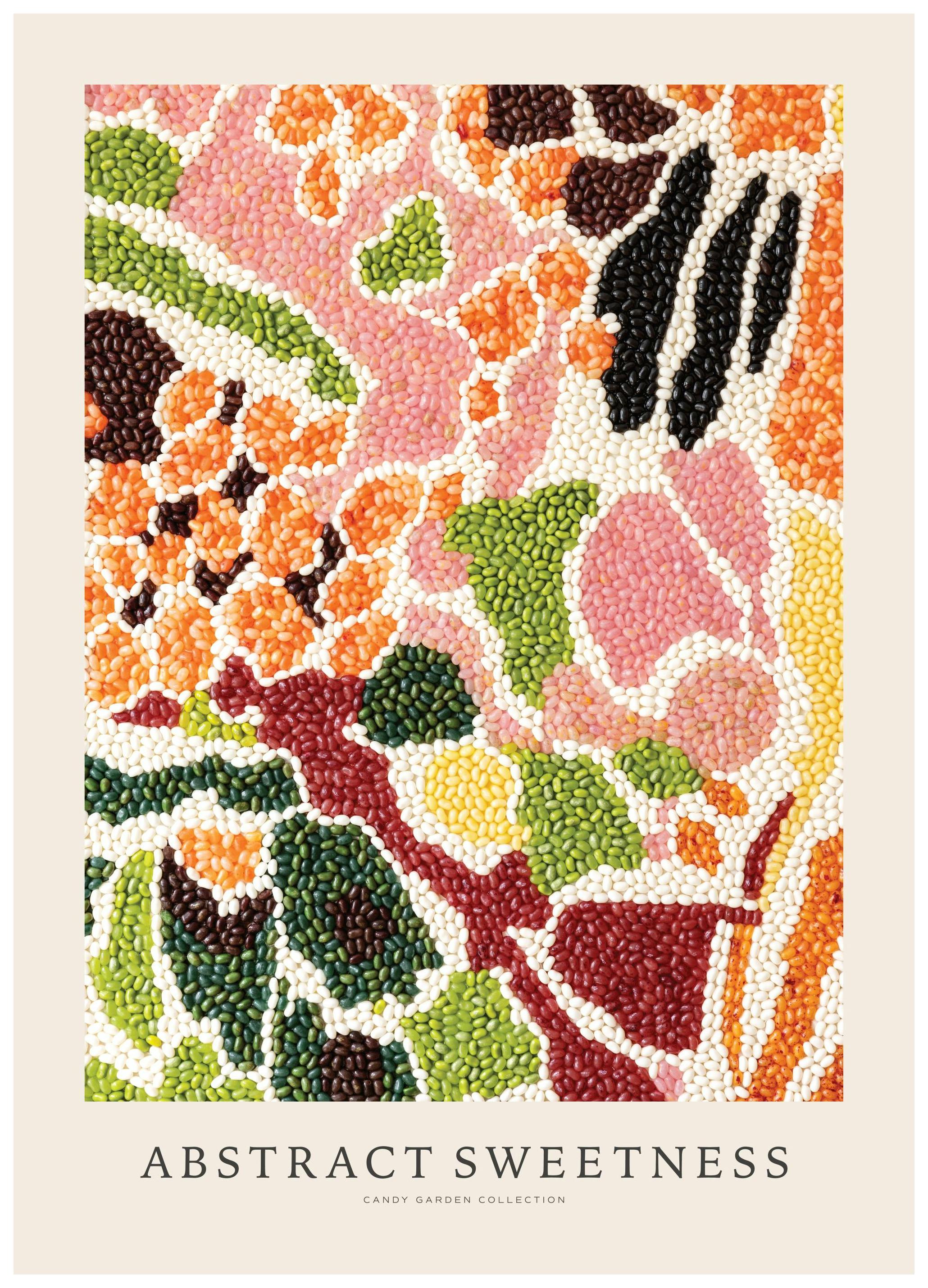 Candy Garden - Abstract Sweetness Poster (30x40 cm) -  Kunstdrucke