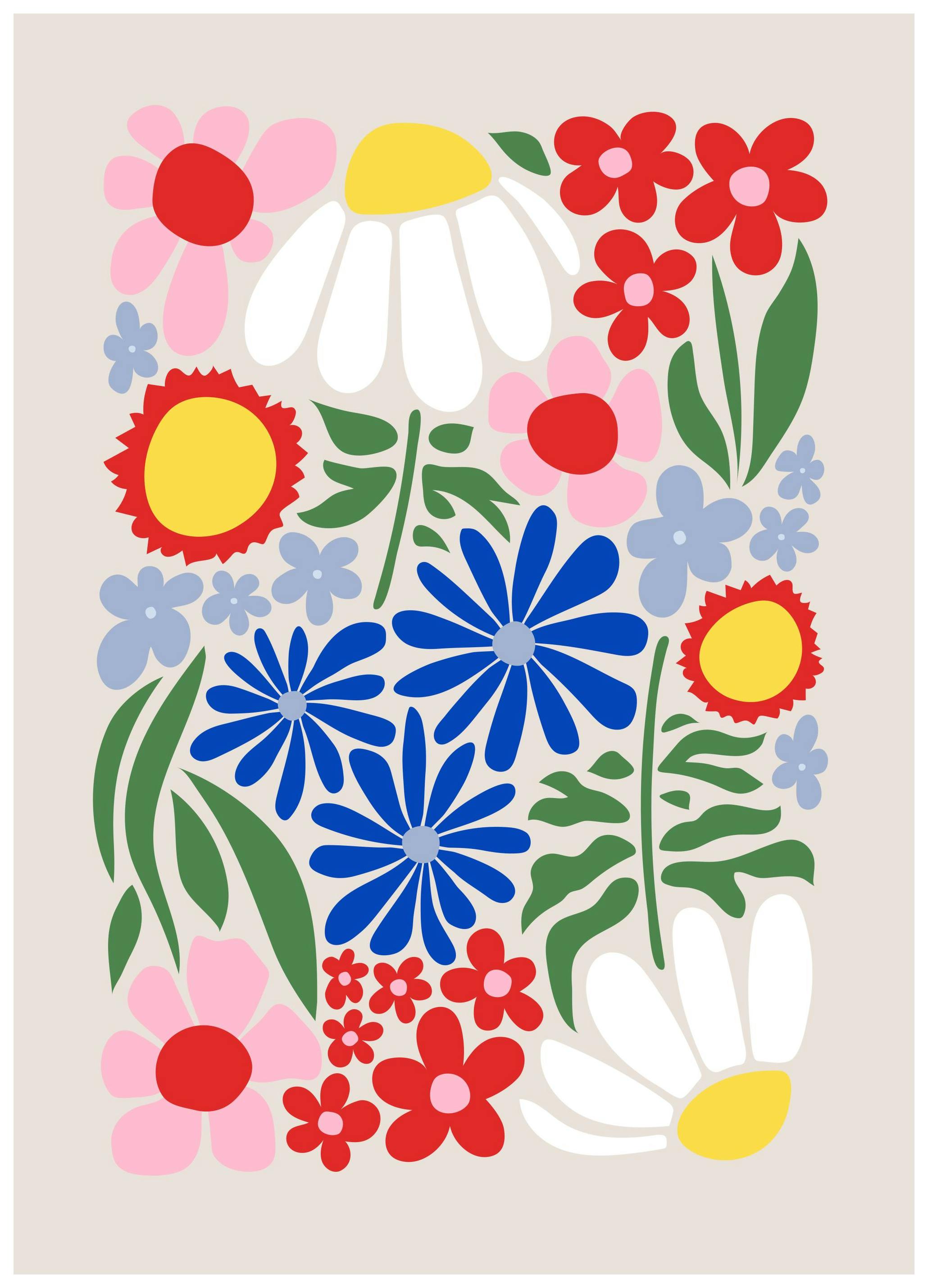 Flower Power Print (30x40 cm)