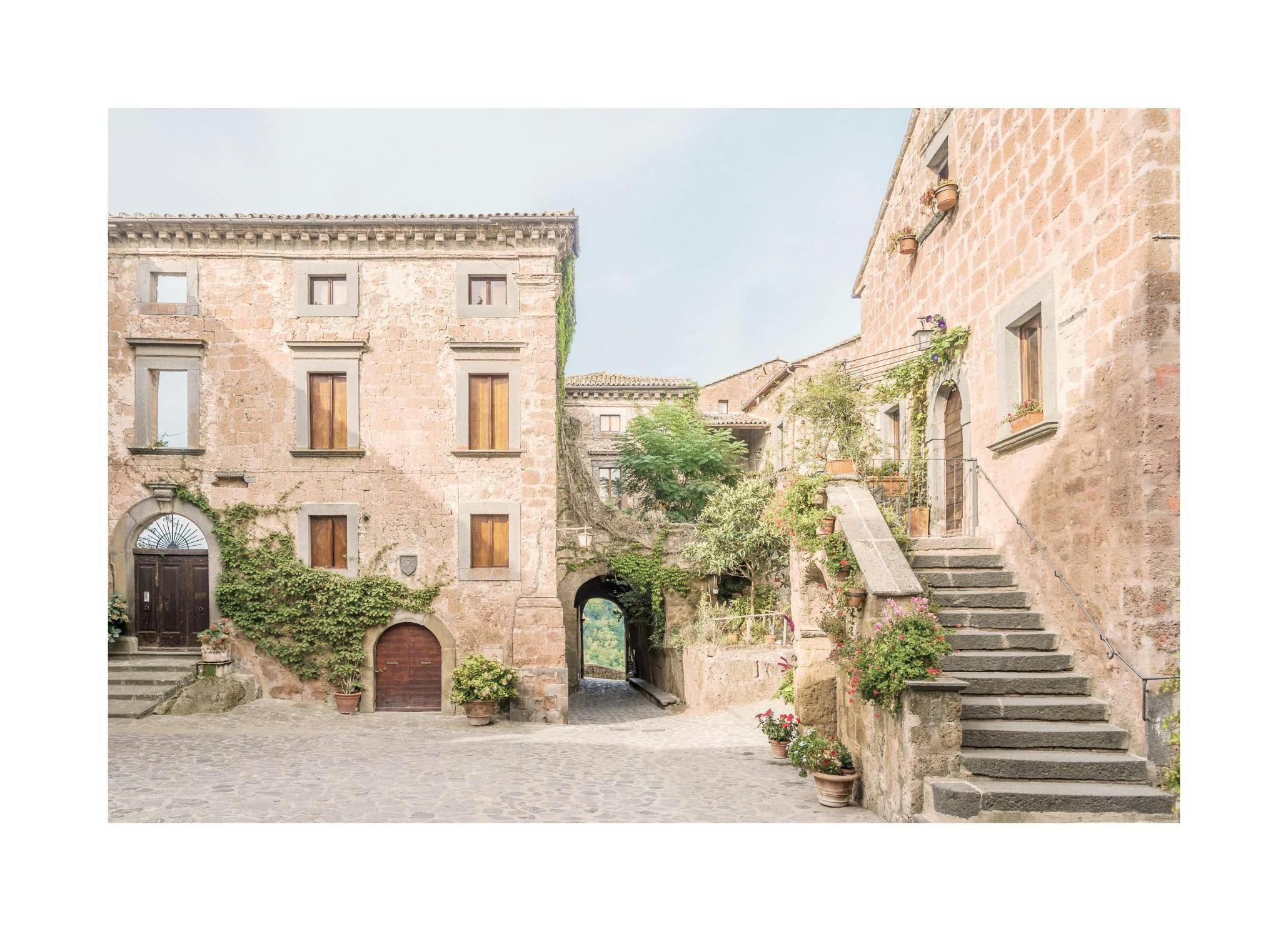 Italian Building Poster (50x70 cm)