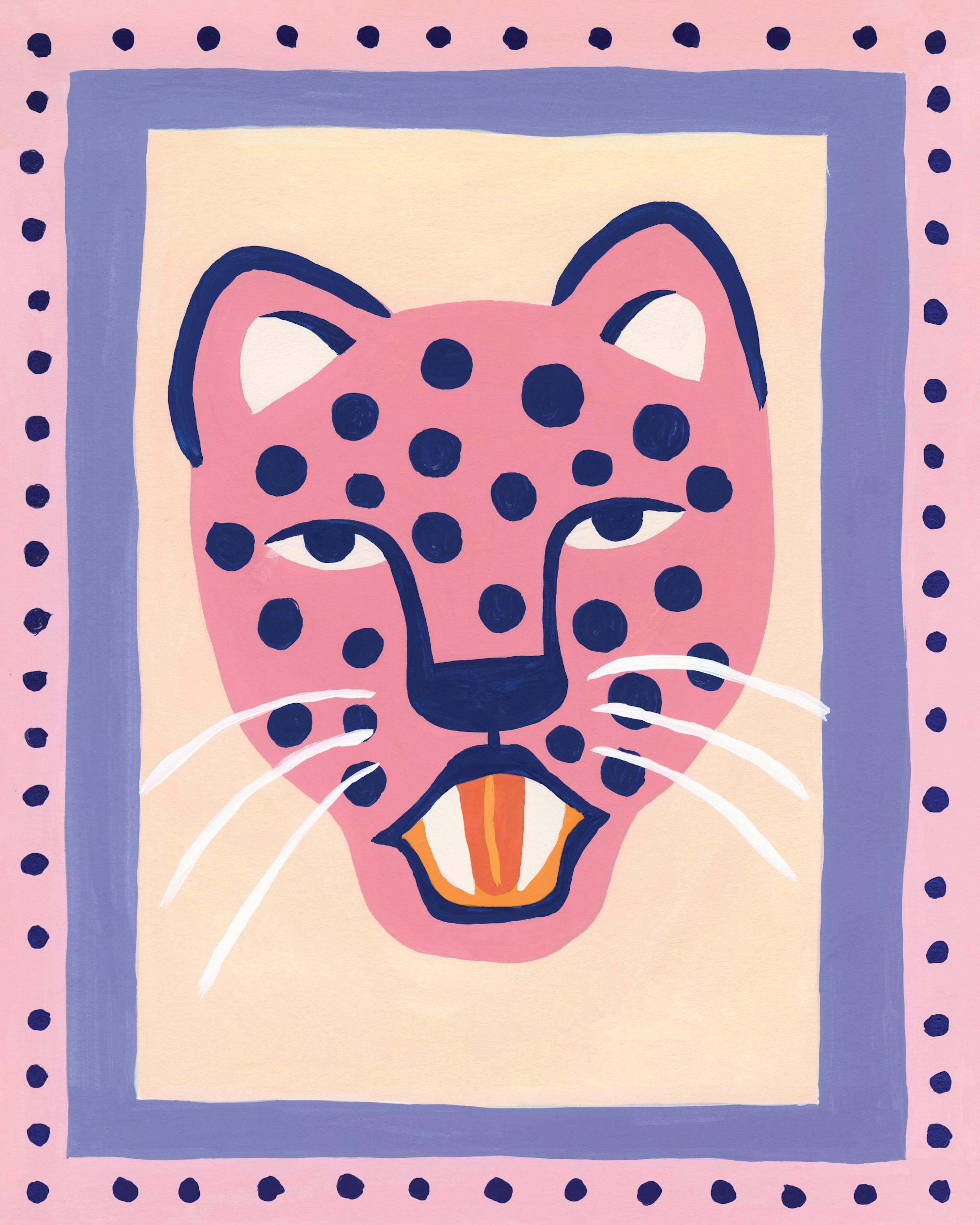 Pink Cheetah Poster 0