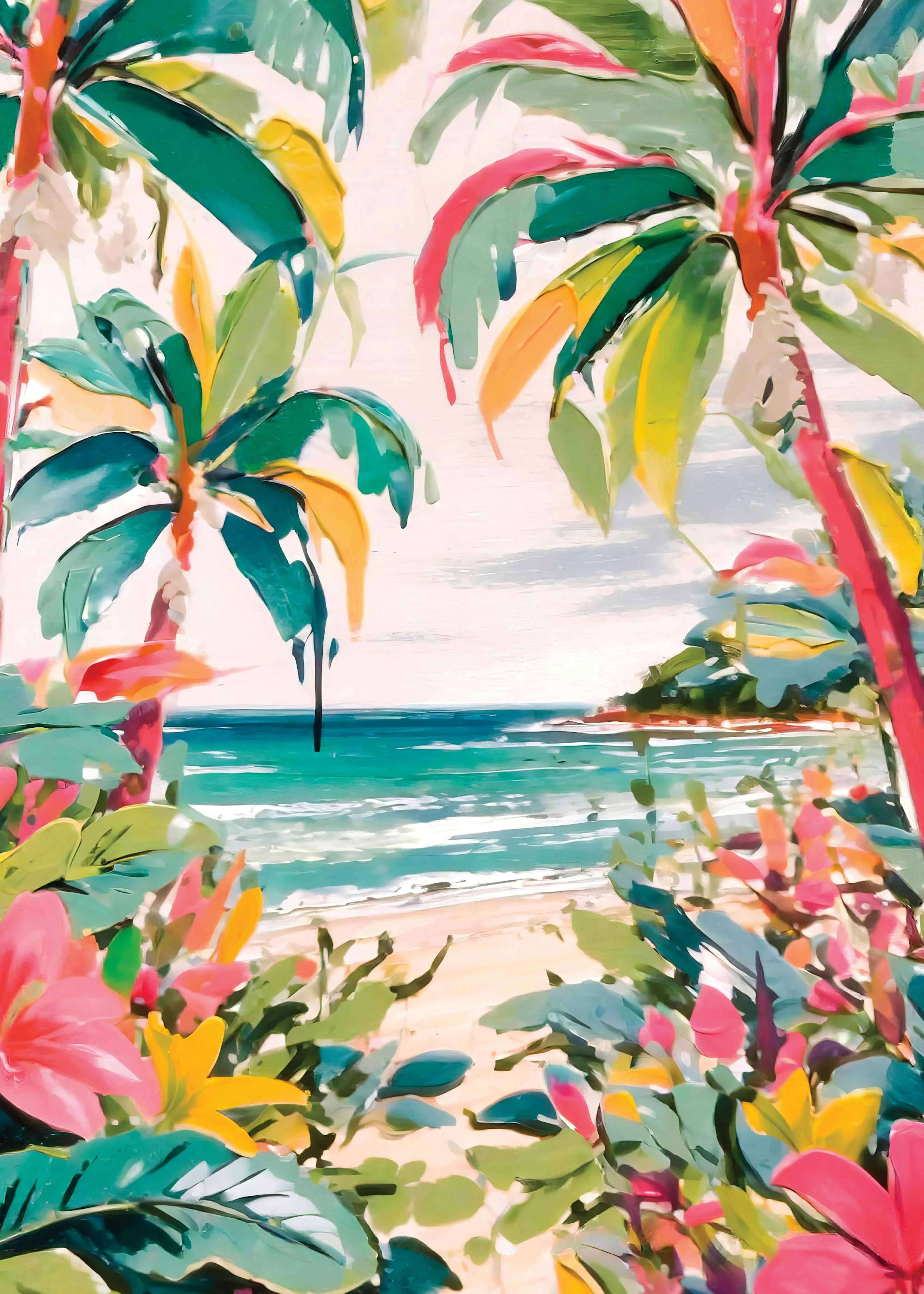 Tropical View Print 0