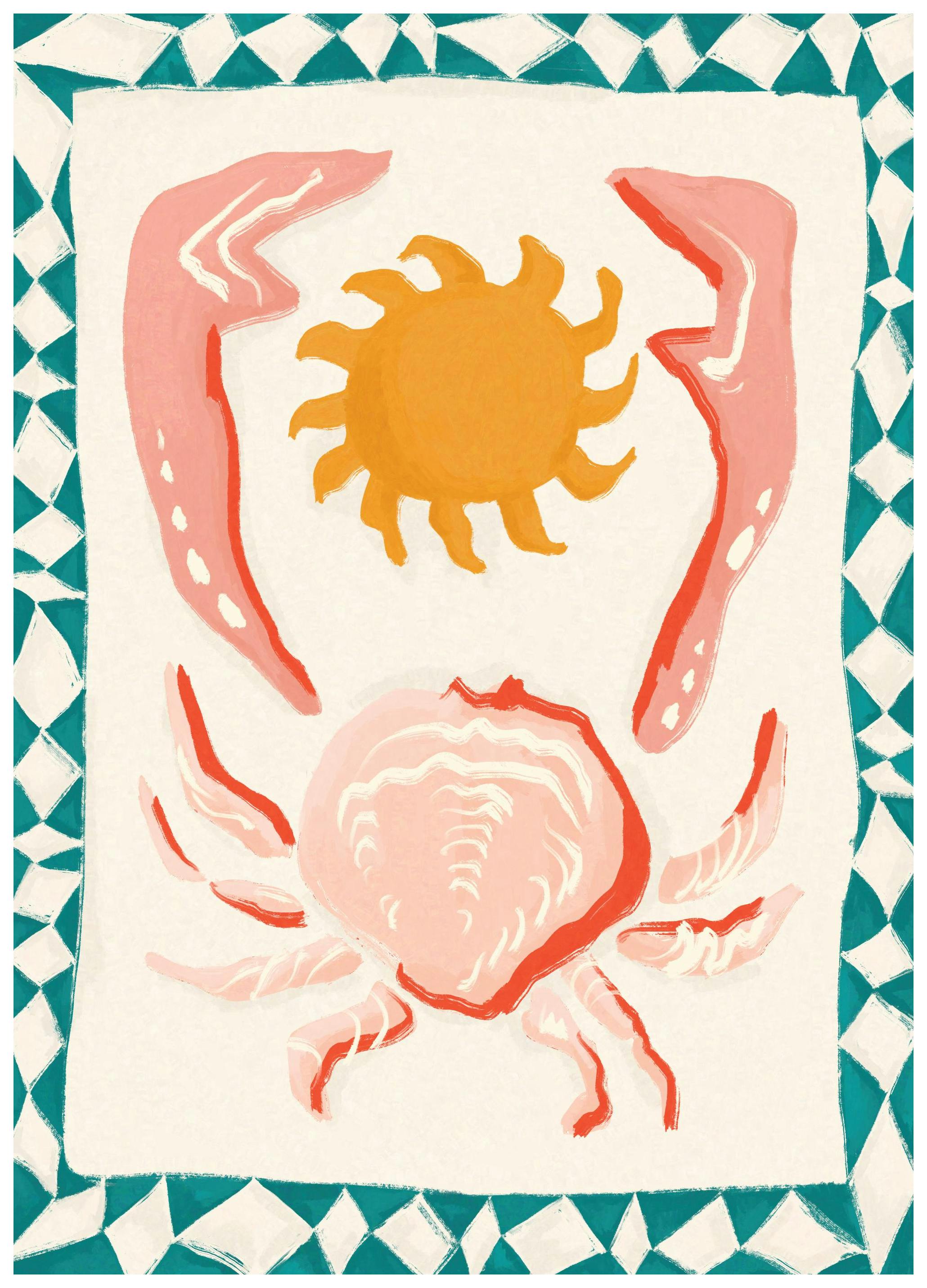 Sun Crab Poster (50x70 cm)