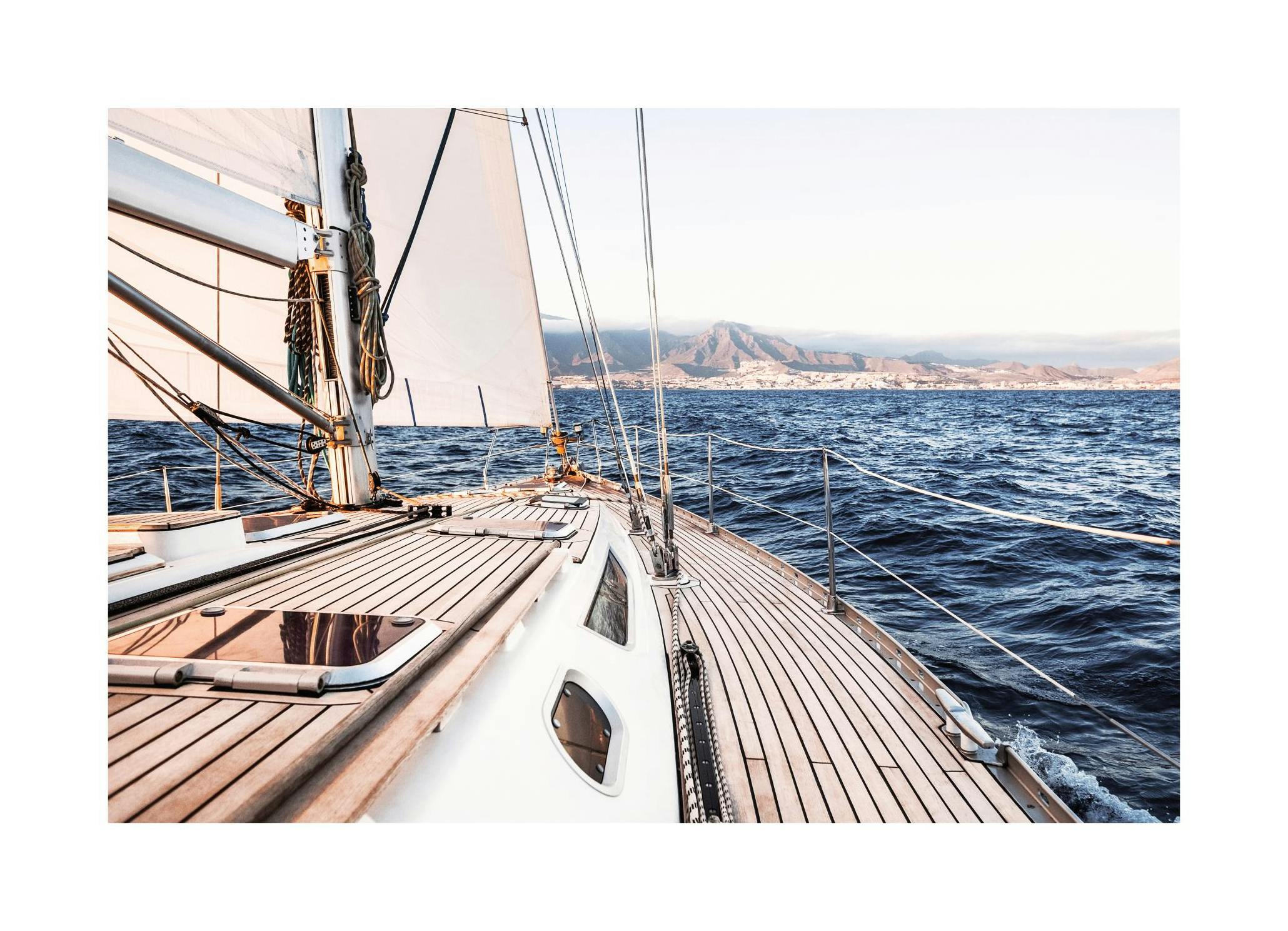 On a Boat Poster (70x100 cm)