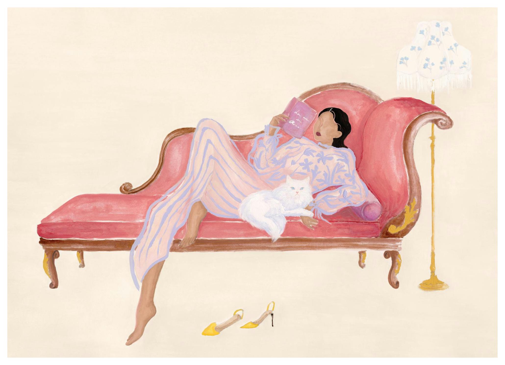 Self-Care Afternoon Poster (100x150 cm) - Illustraties