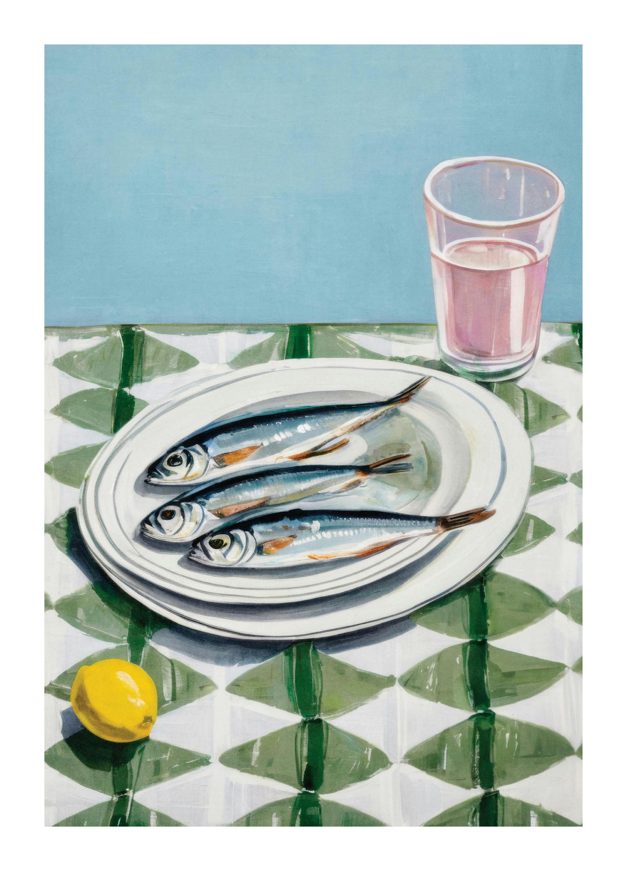 Sardine Trio Print (30x40 cm)
