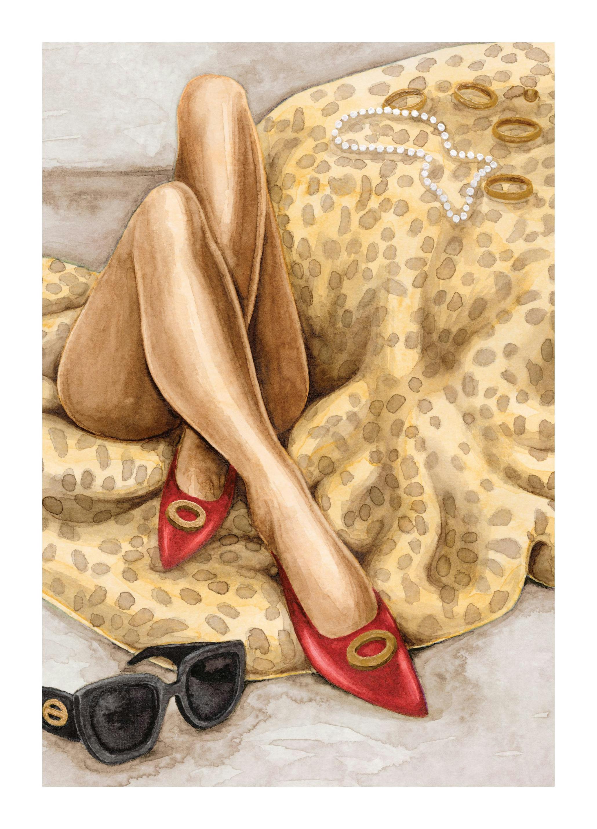 Fashion Girlie Plakat (30x40 cm)- Obrazy akwarelowe