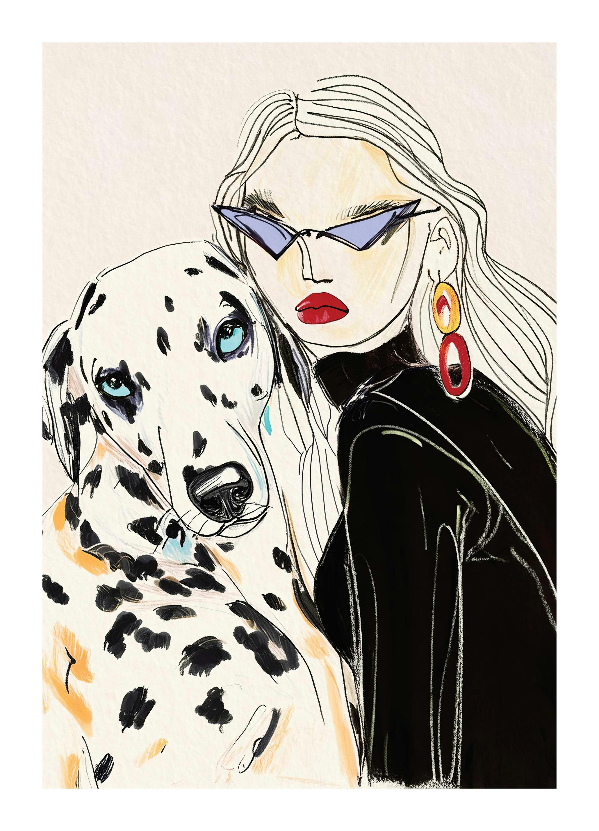 Spots and Style Print (50x70 cm)