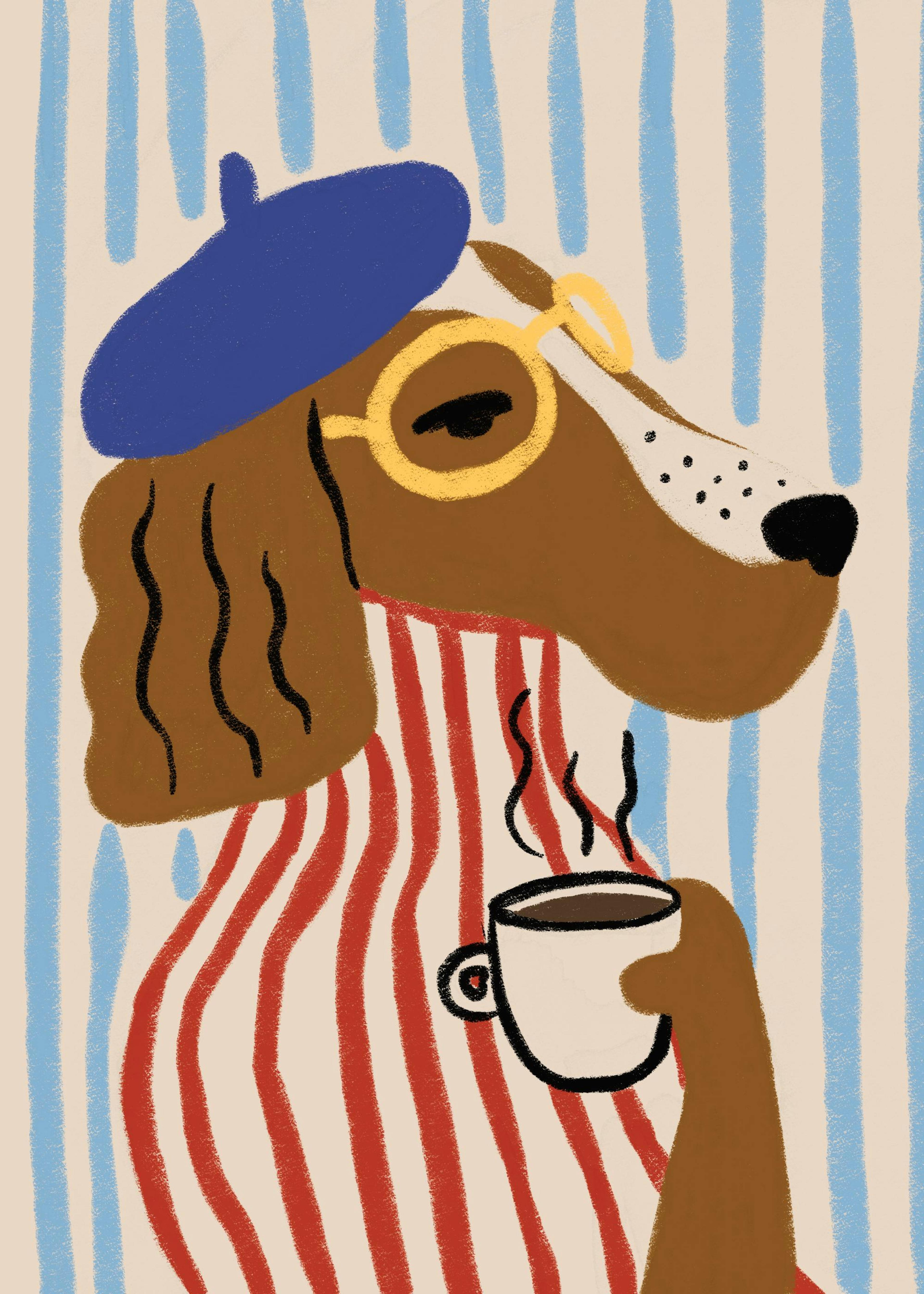 Sophisticated Dog Poster 0