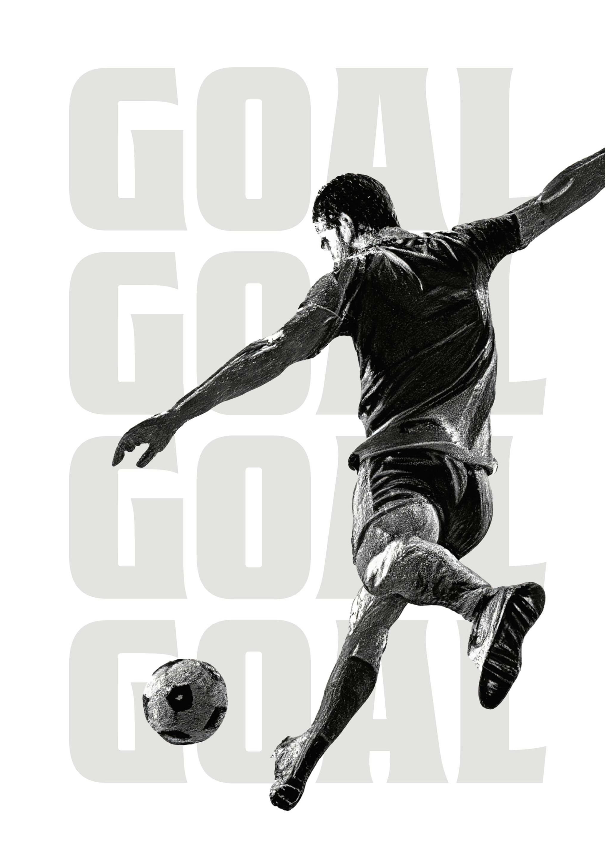 Goal Poster (50x70 cm) - Sport posters en prints
