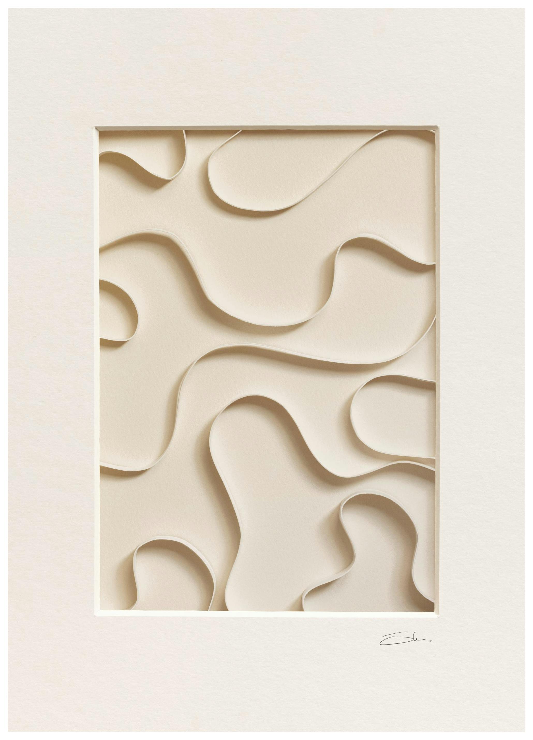 Tactile Shapes No2 Affiche (50x70 cm) - Affiches d'art abstrait