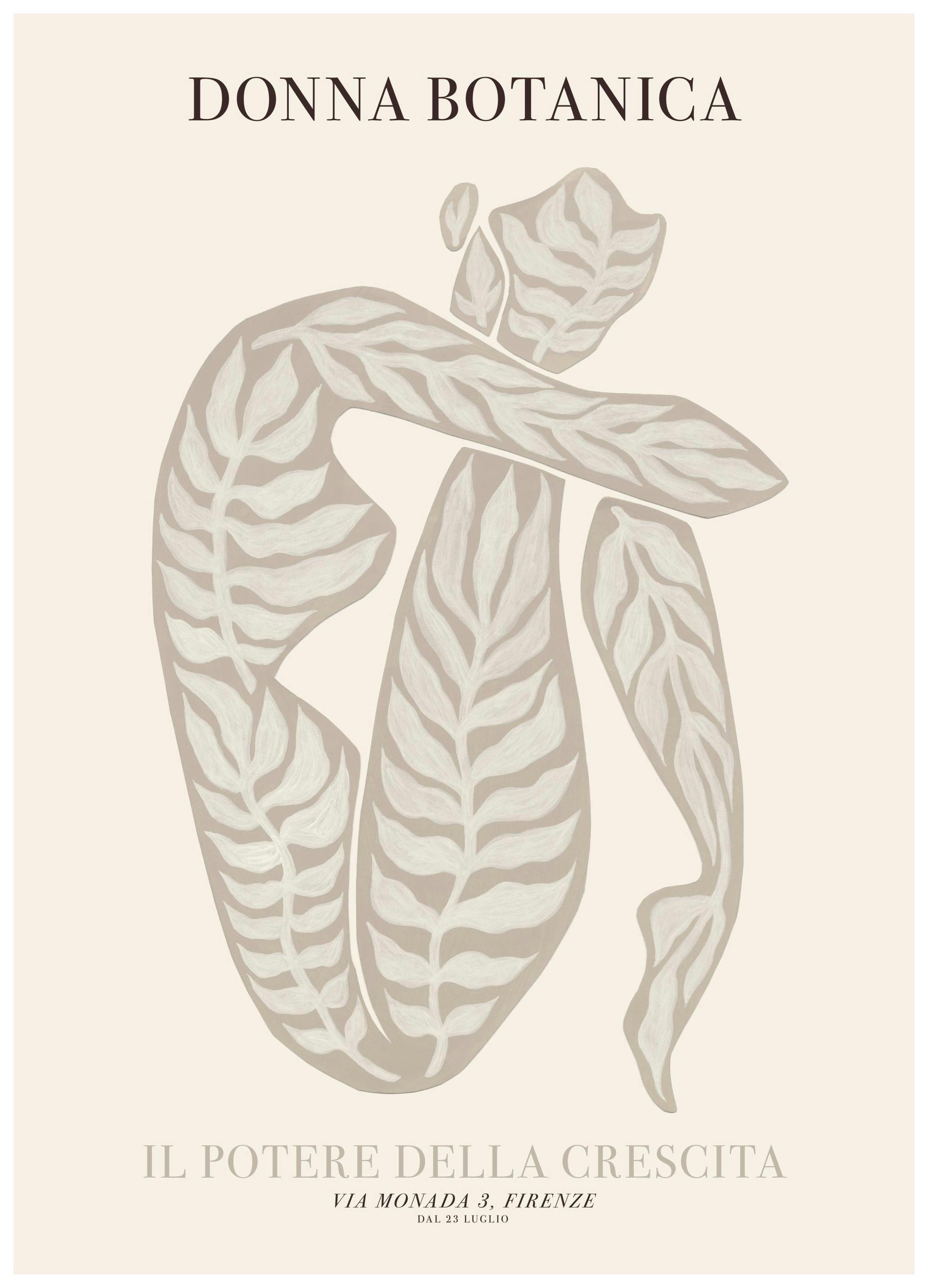 Donna Botanica Poster (50x70 cm) - Illustraties