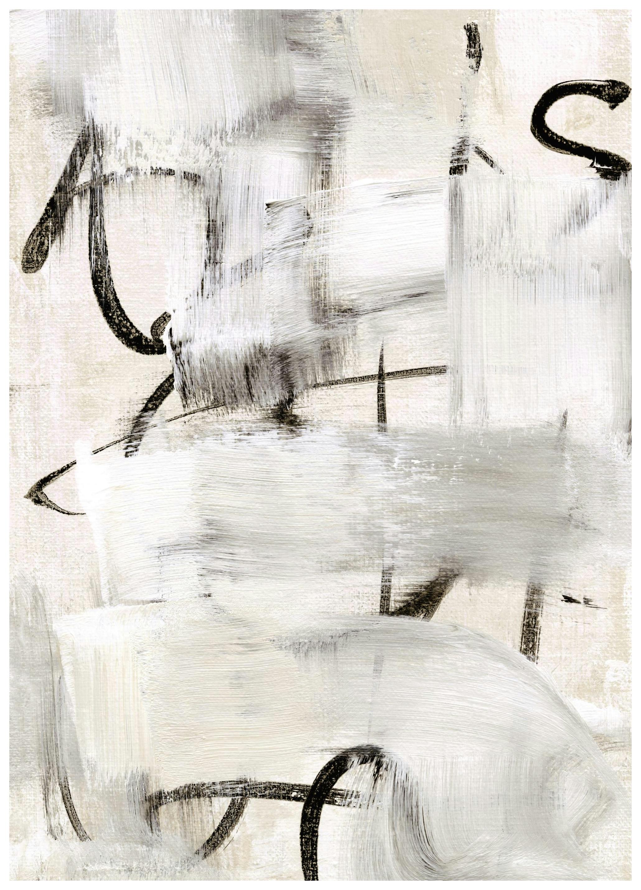Painted Abstract Print (21x30 cm)