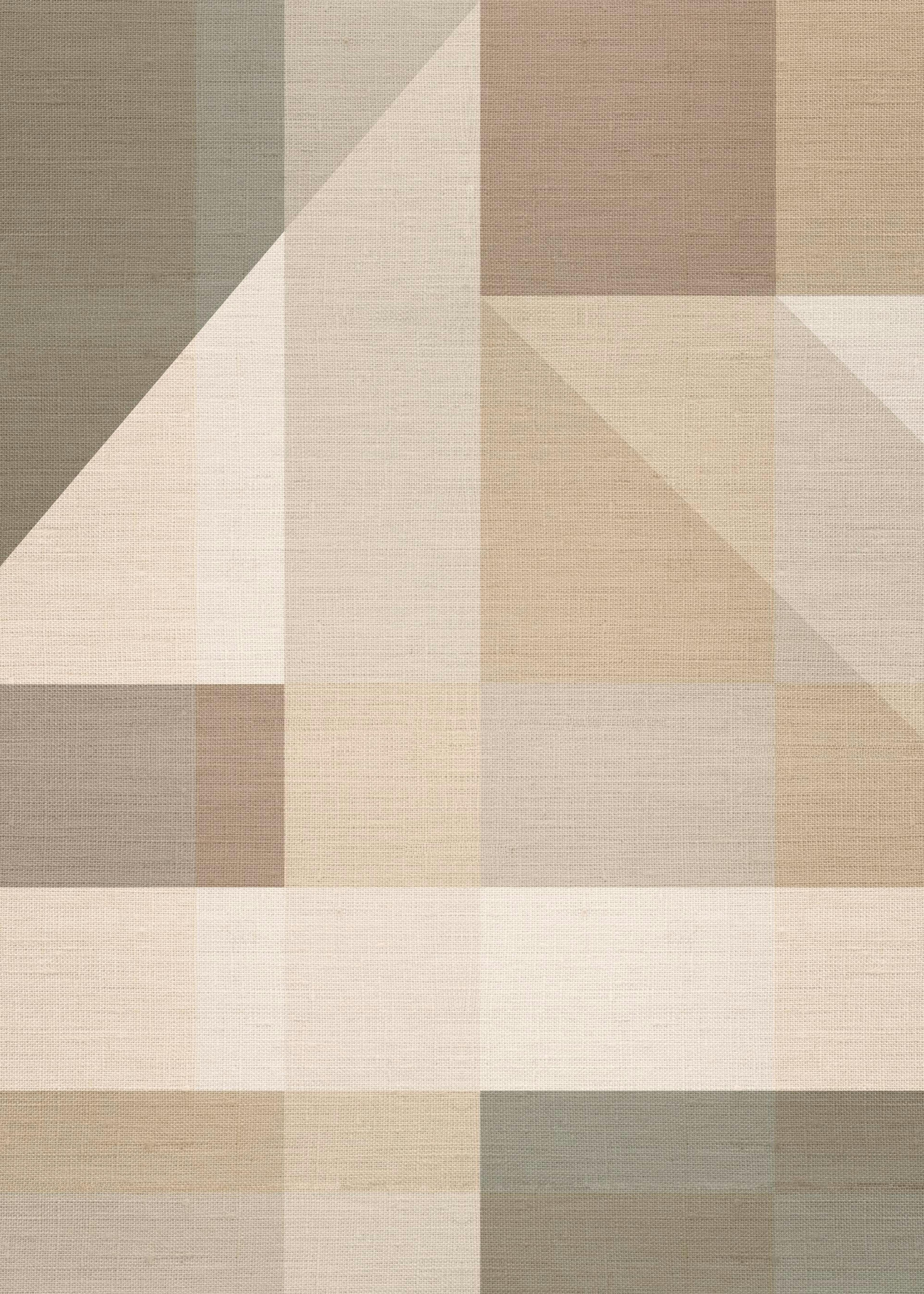 Linen Block Shapes No2 Poster 0