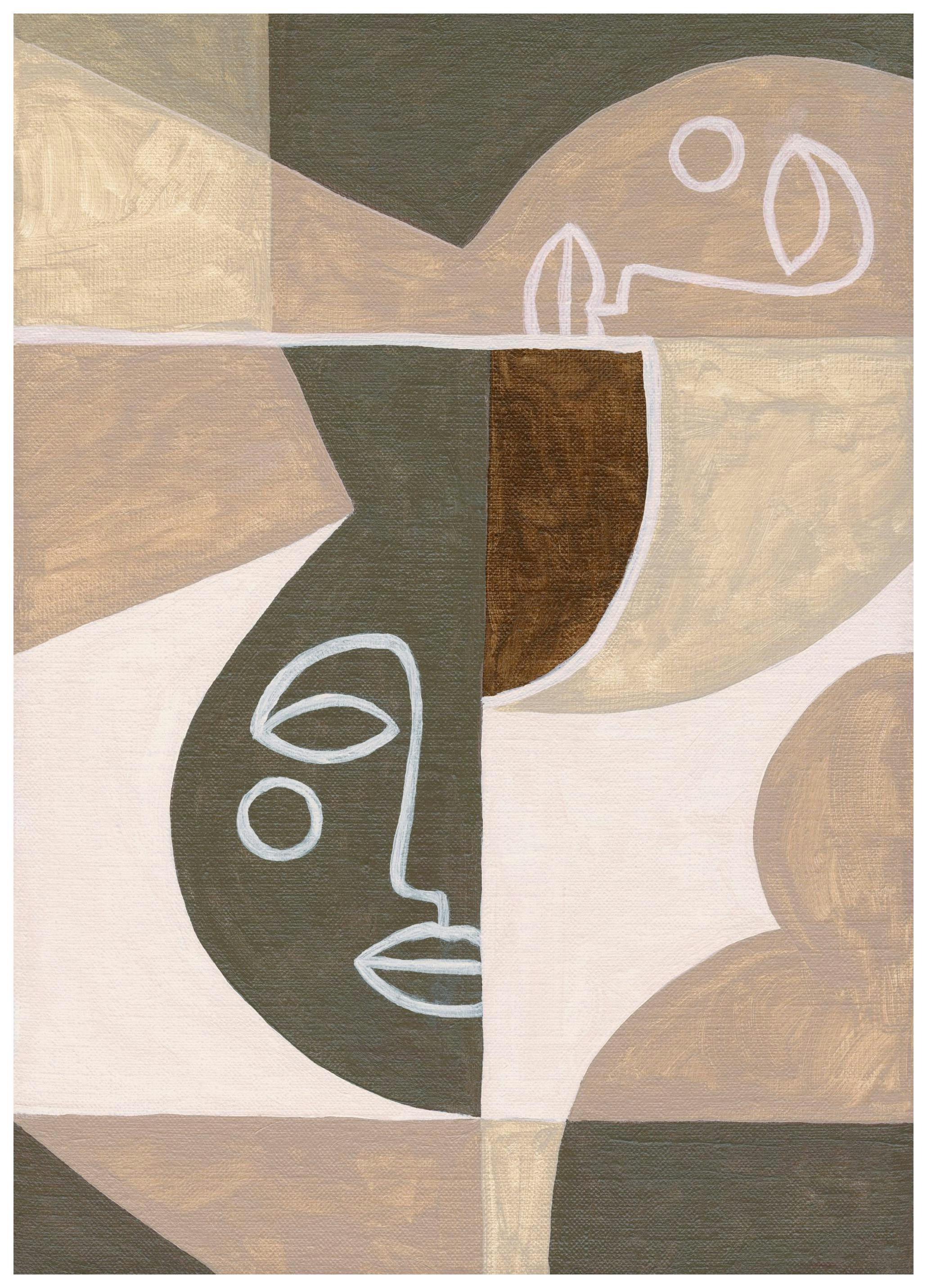 Hiding Faces Poster (50x70 cm)- Pinturas