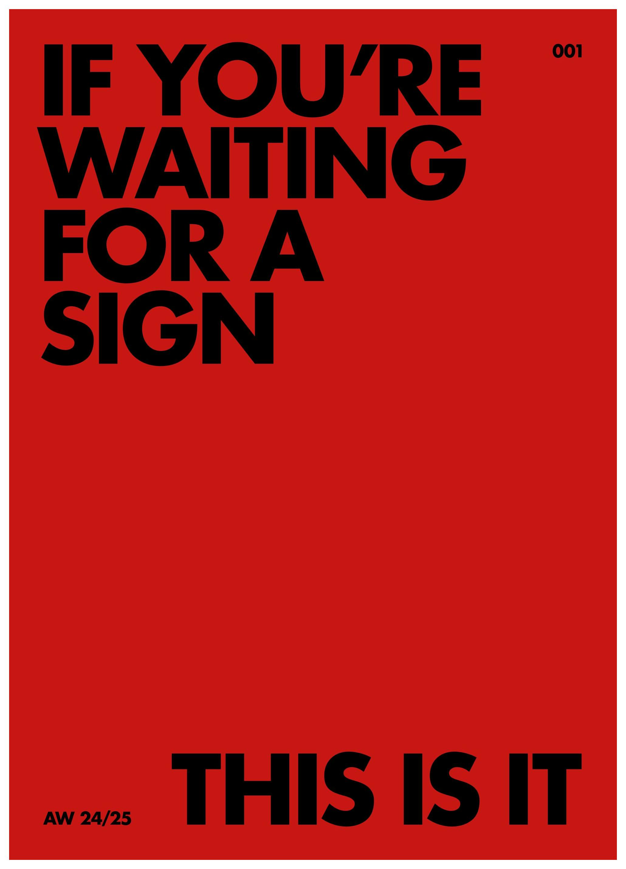 This Is It Poster (21x30 cm) - Posters met tekst