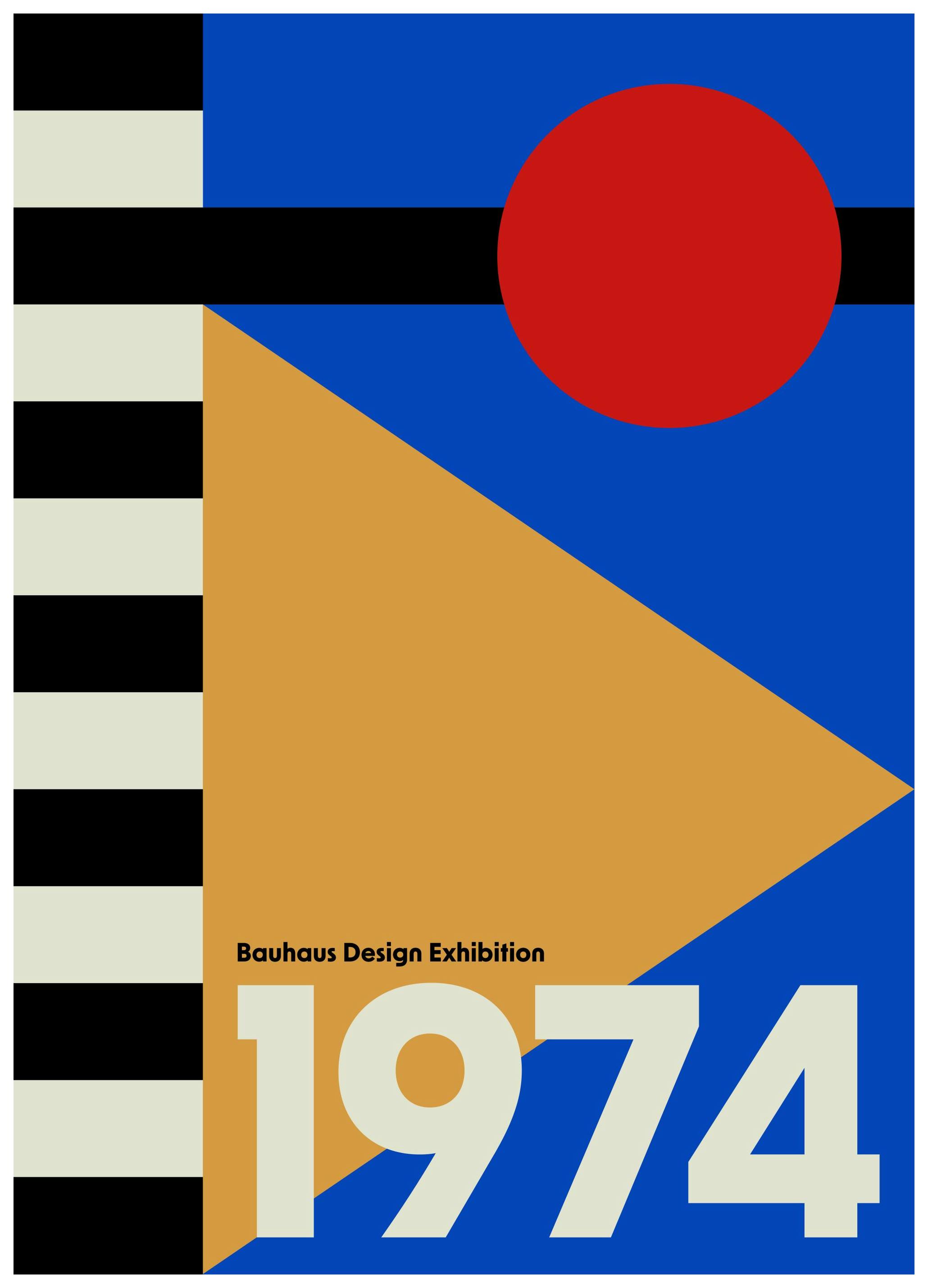 1974 Affiche (30x40 cm) - Affiches art graphique