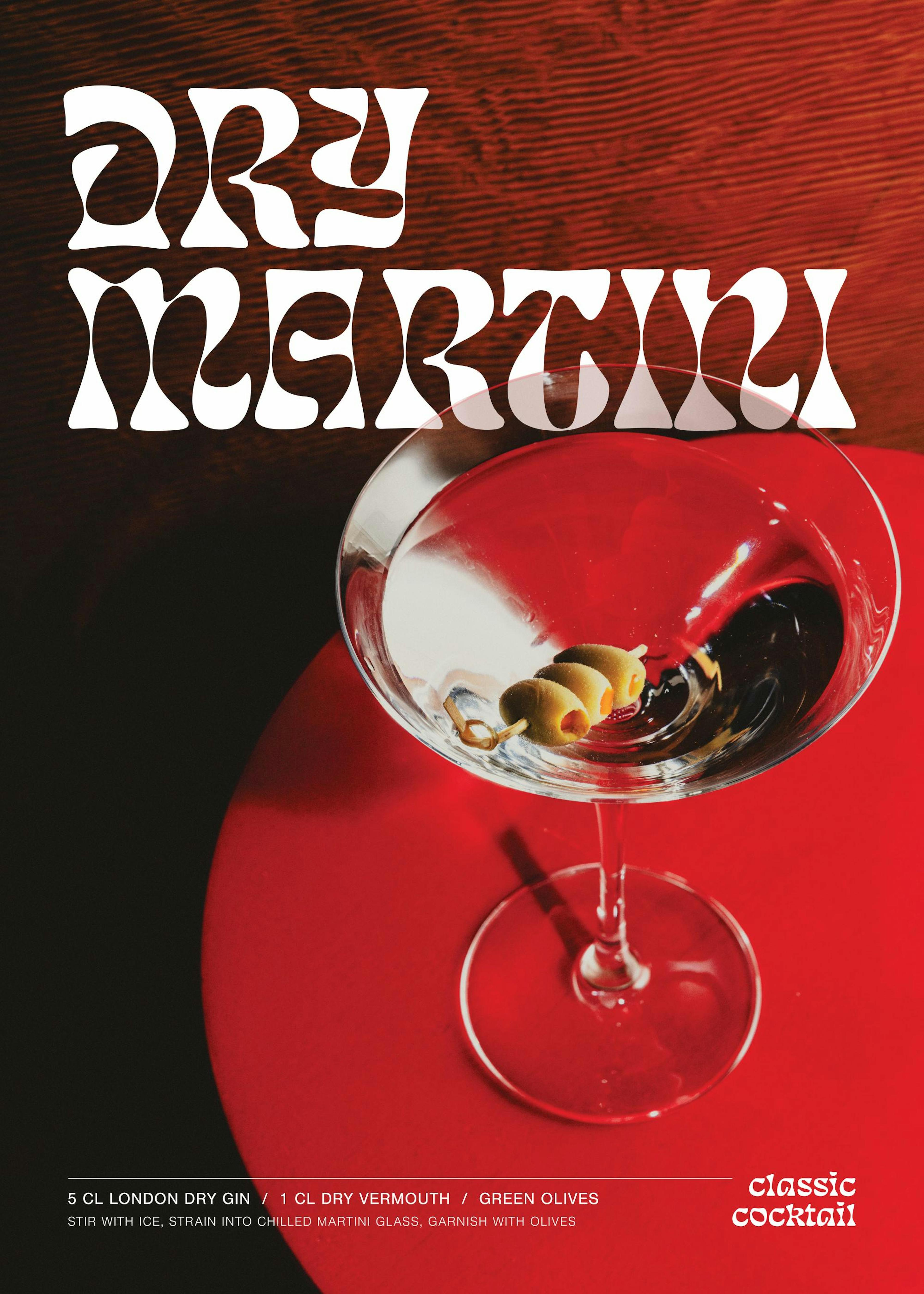 Dry Martini Plakat 0