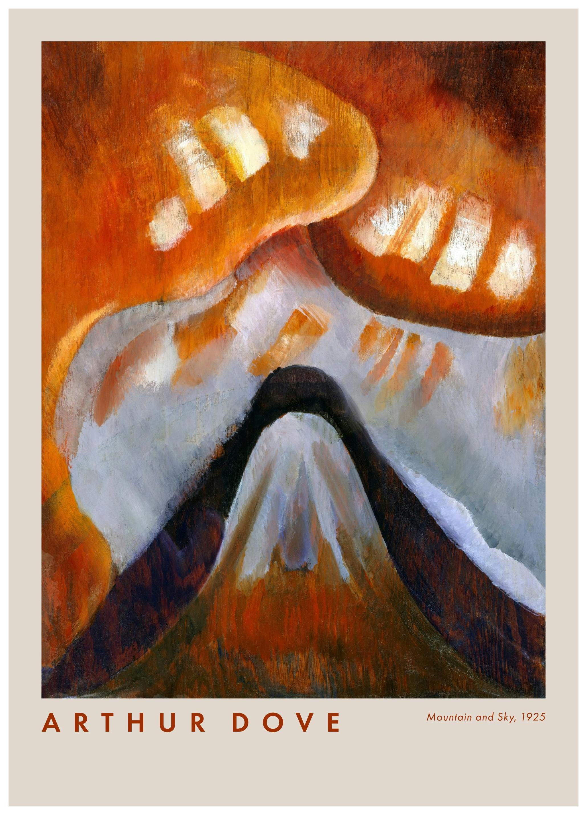 Arthur Dove - Mountain and Sky Poster (30x40 cm) - Schilderijen van beroemde schilders