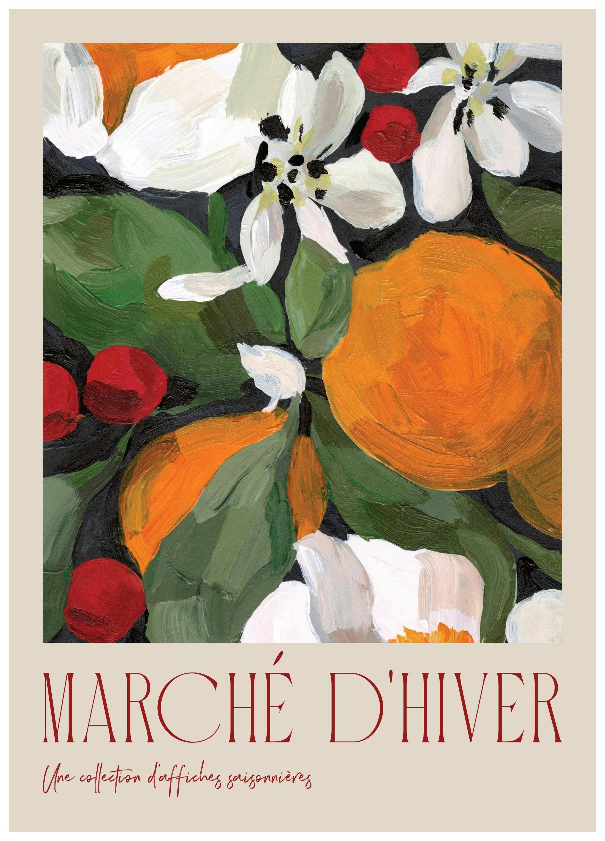 Marché D'Hiver No2 Poster (40x50 cm)- Holiday posters