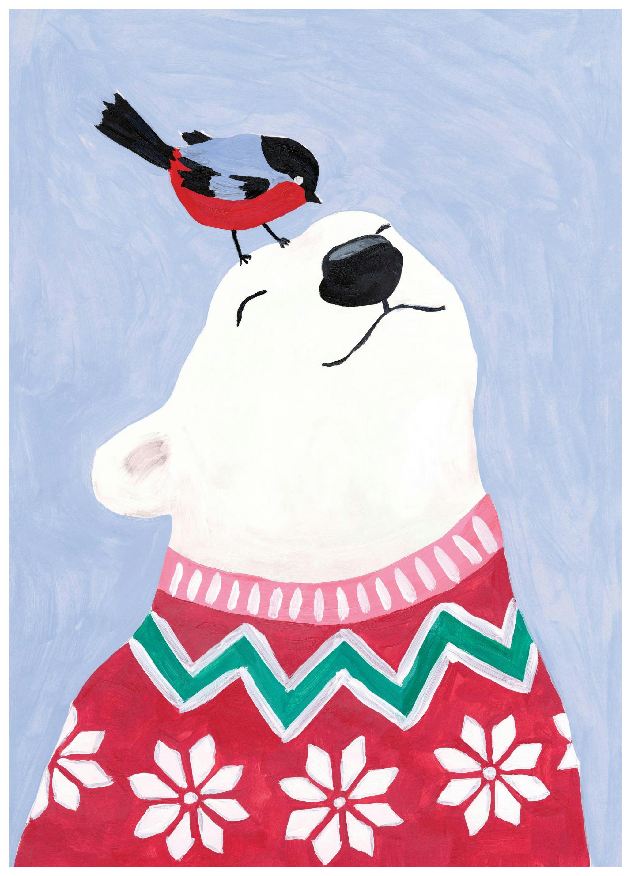A Polar Bear Affair Poster (13x18 cm)- Holiday posters