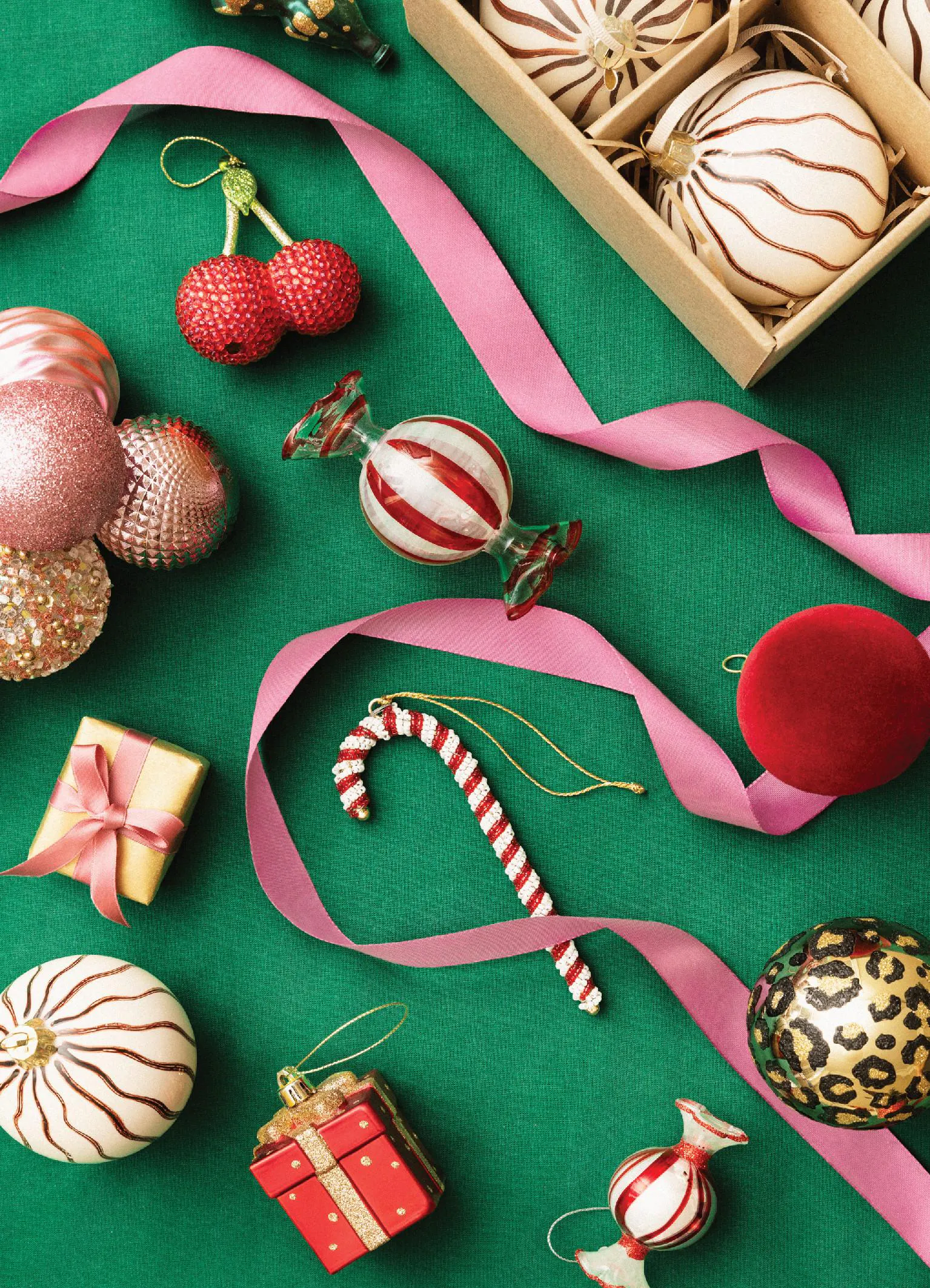 Christmas Decorations Print – Festive Holiday Poster