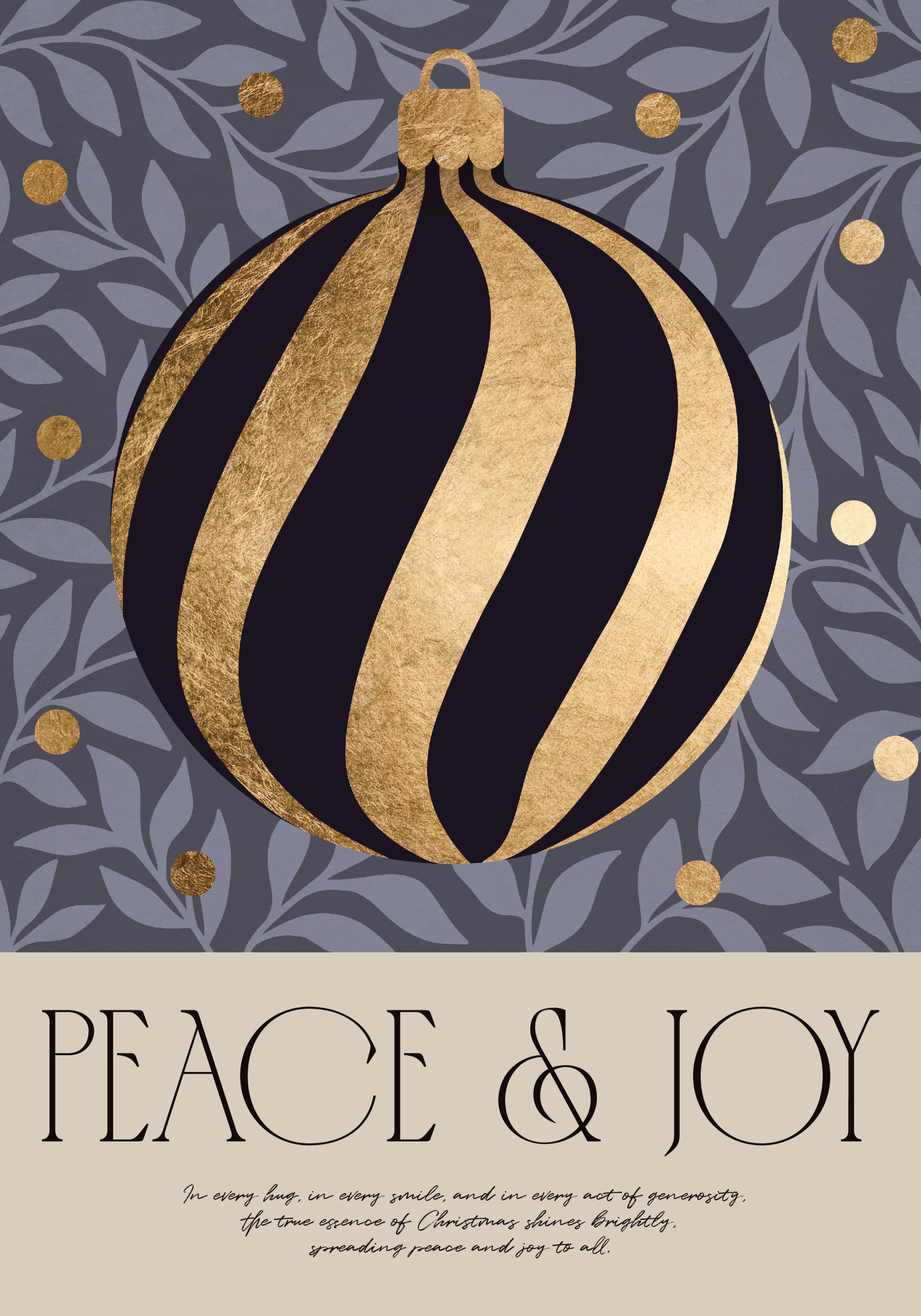 Peace and Joy Print – Holiday Poster Art | Desenio