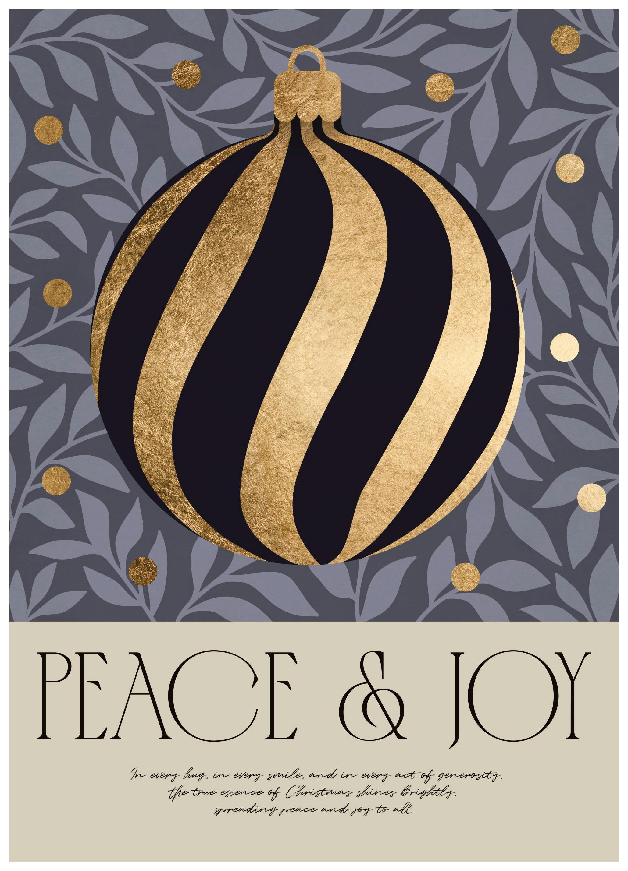 Peace and Joy Poster (30x40 cm) - Kerstposters