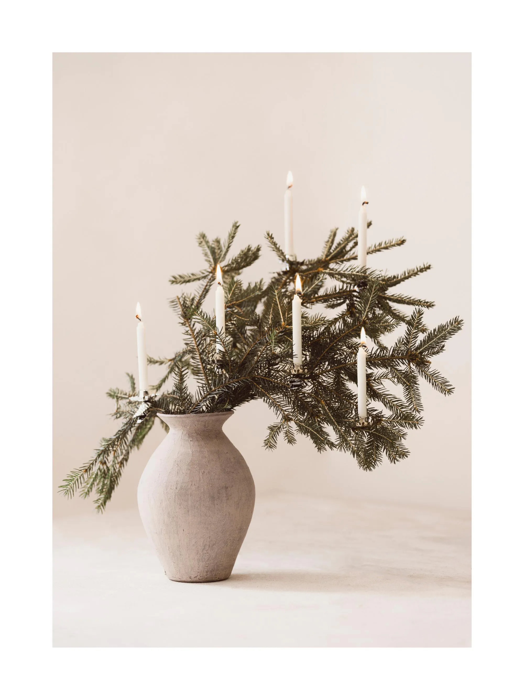 Nordic Candle Light Poster – Skandinavische Deko