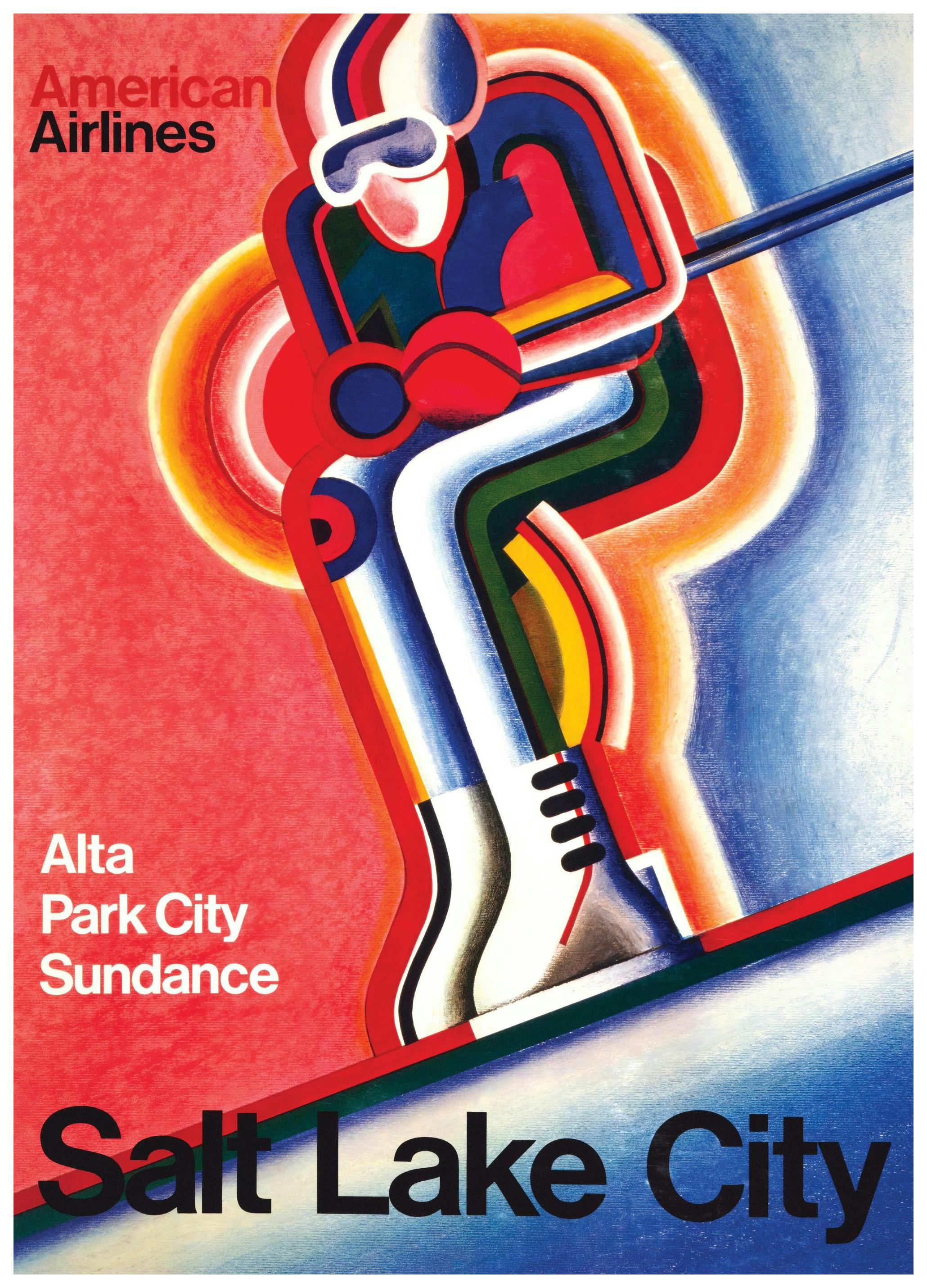 Salt Lake City Vintage Poster (30x40 cm)- Posters desportivos