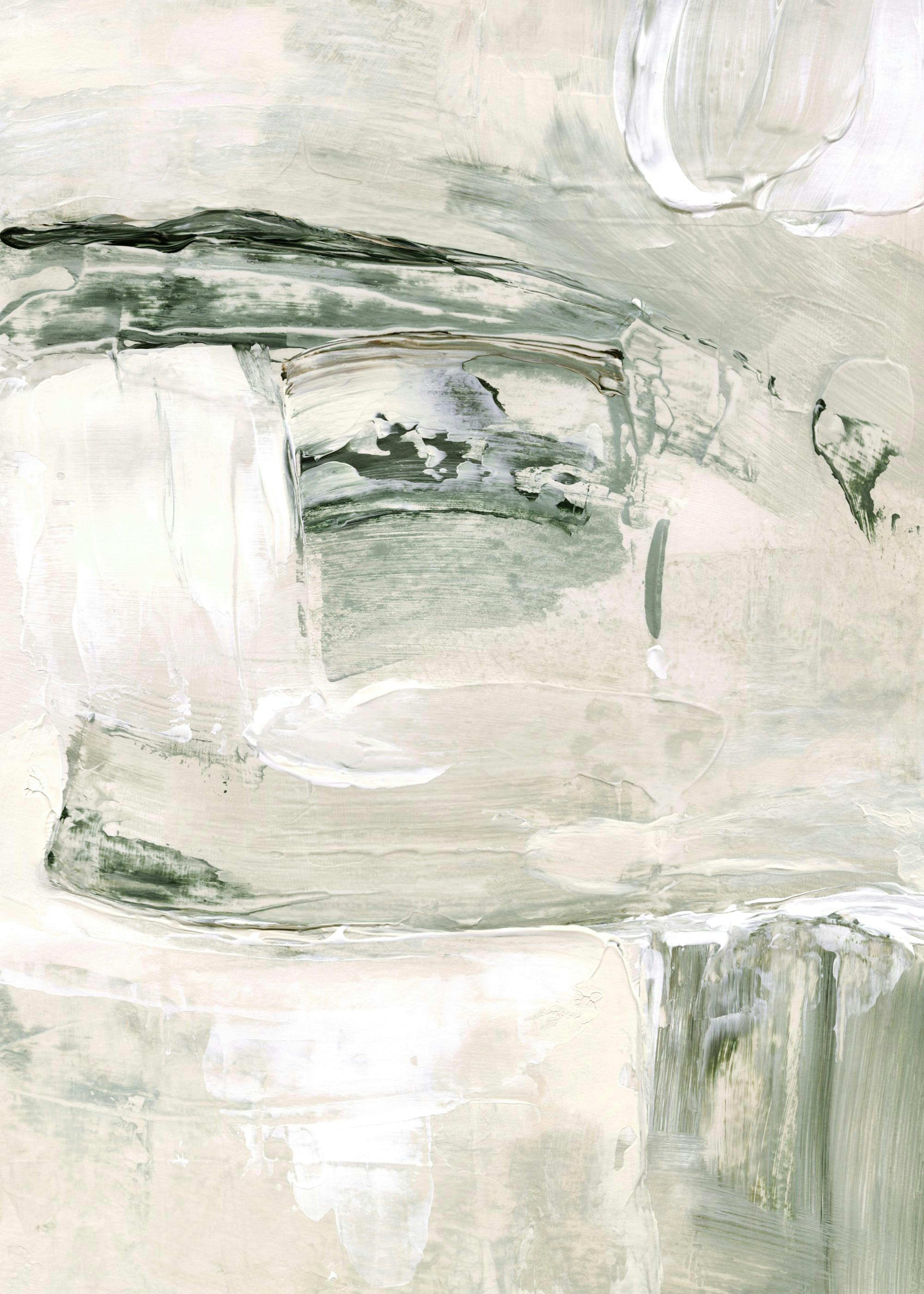Soft Green Abstract Plakat 0