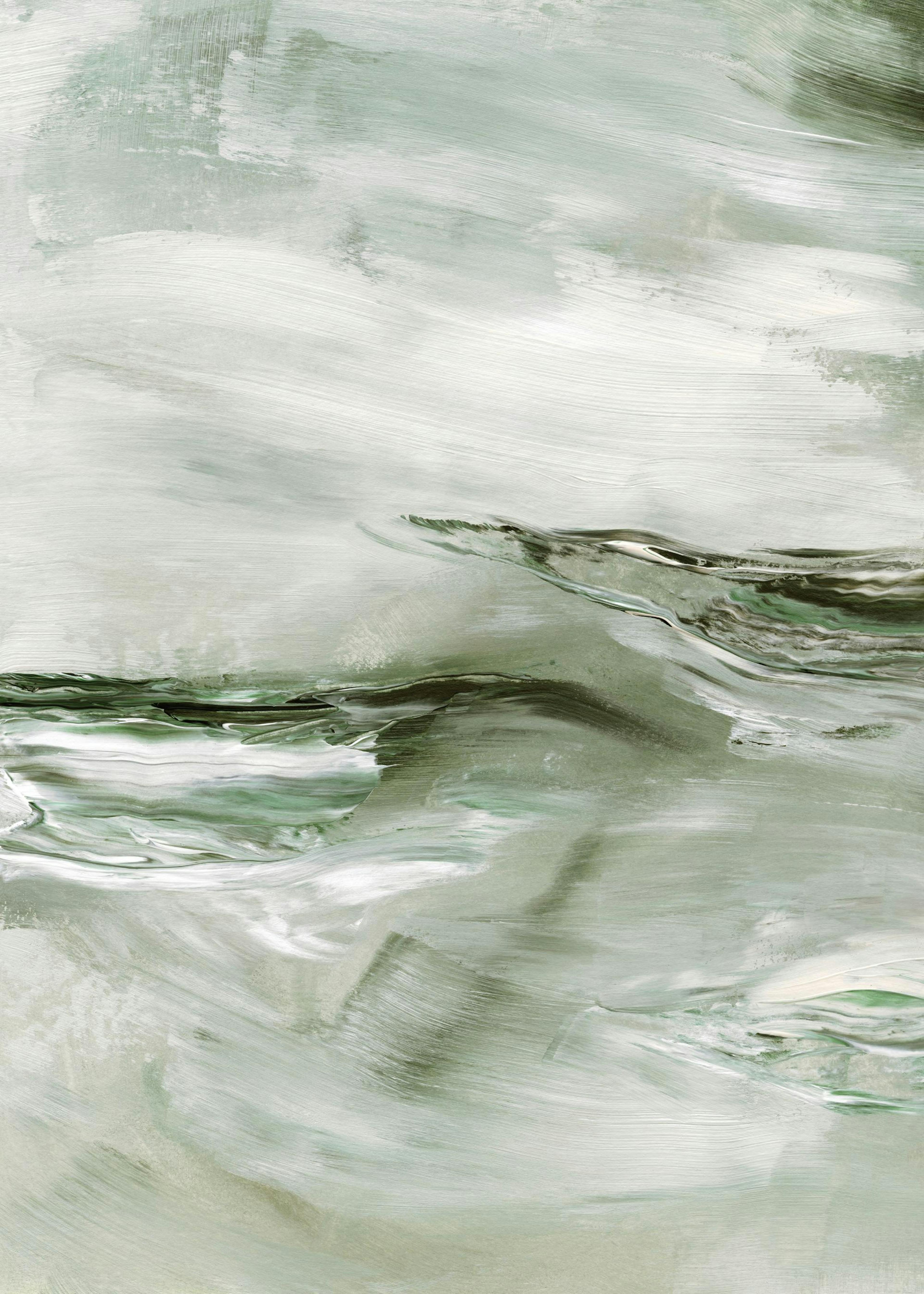 Abstract Waves Print 0