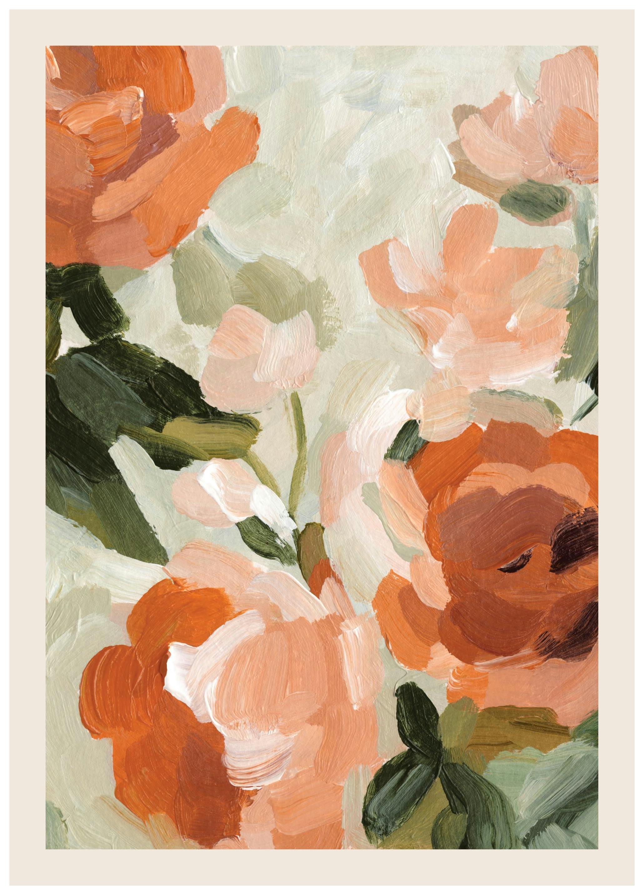 Prints - Soft Rustic Florals No2 Print (21x30 cm) - Paintings