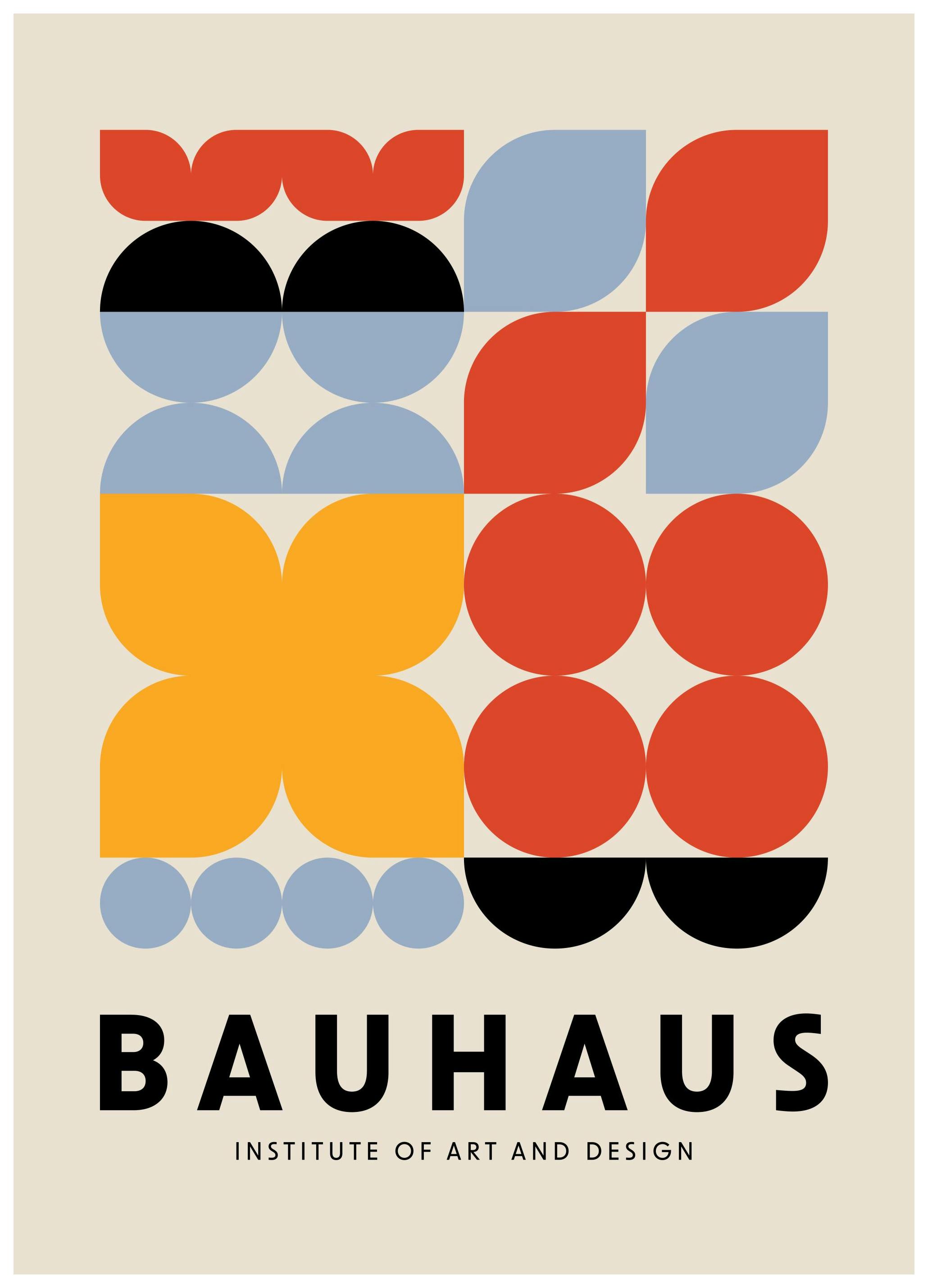 Bauhaus Graphic Poster (30x40 cm)