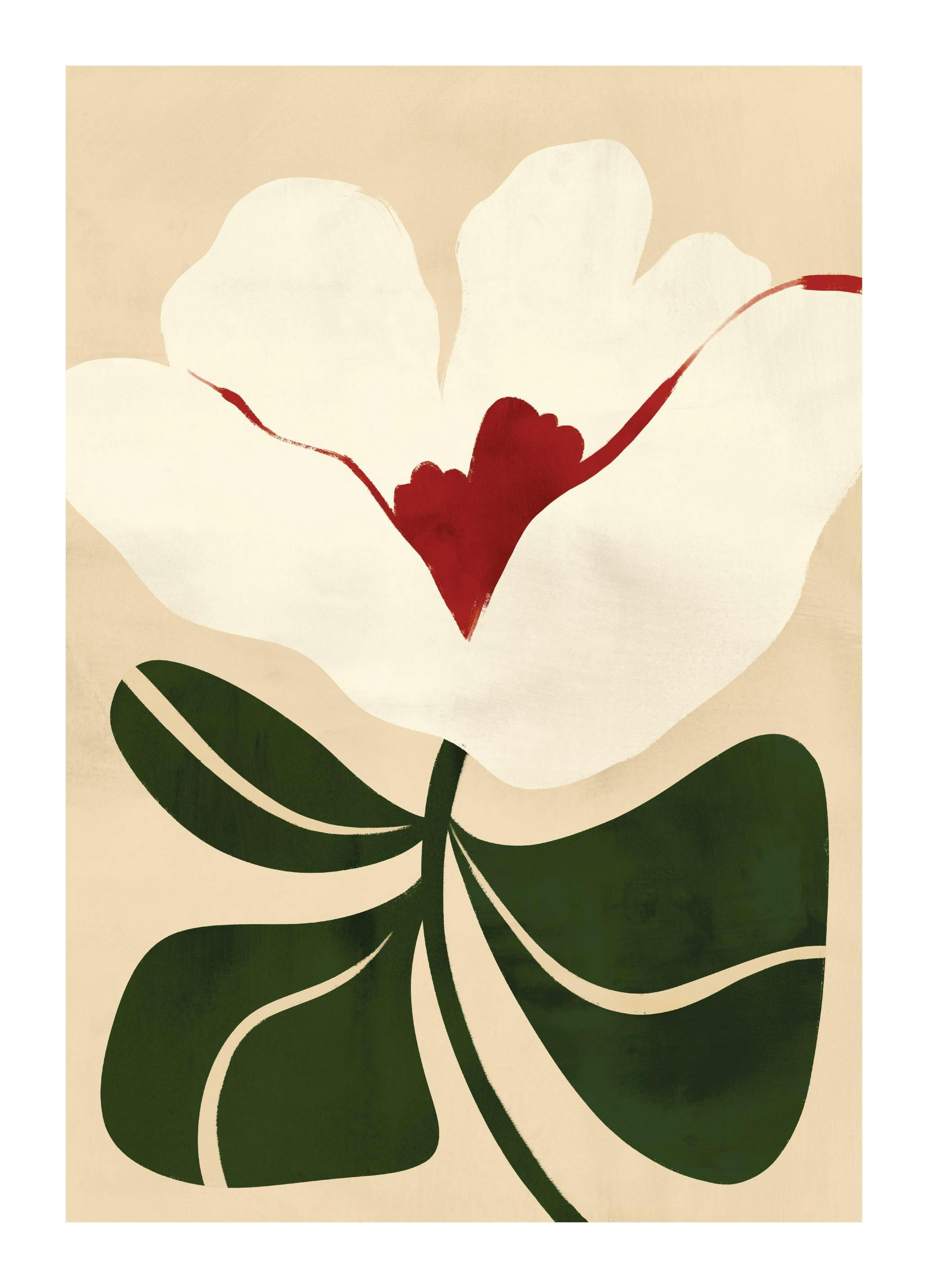 Illustrated Floral Print (30x40 cm)