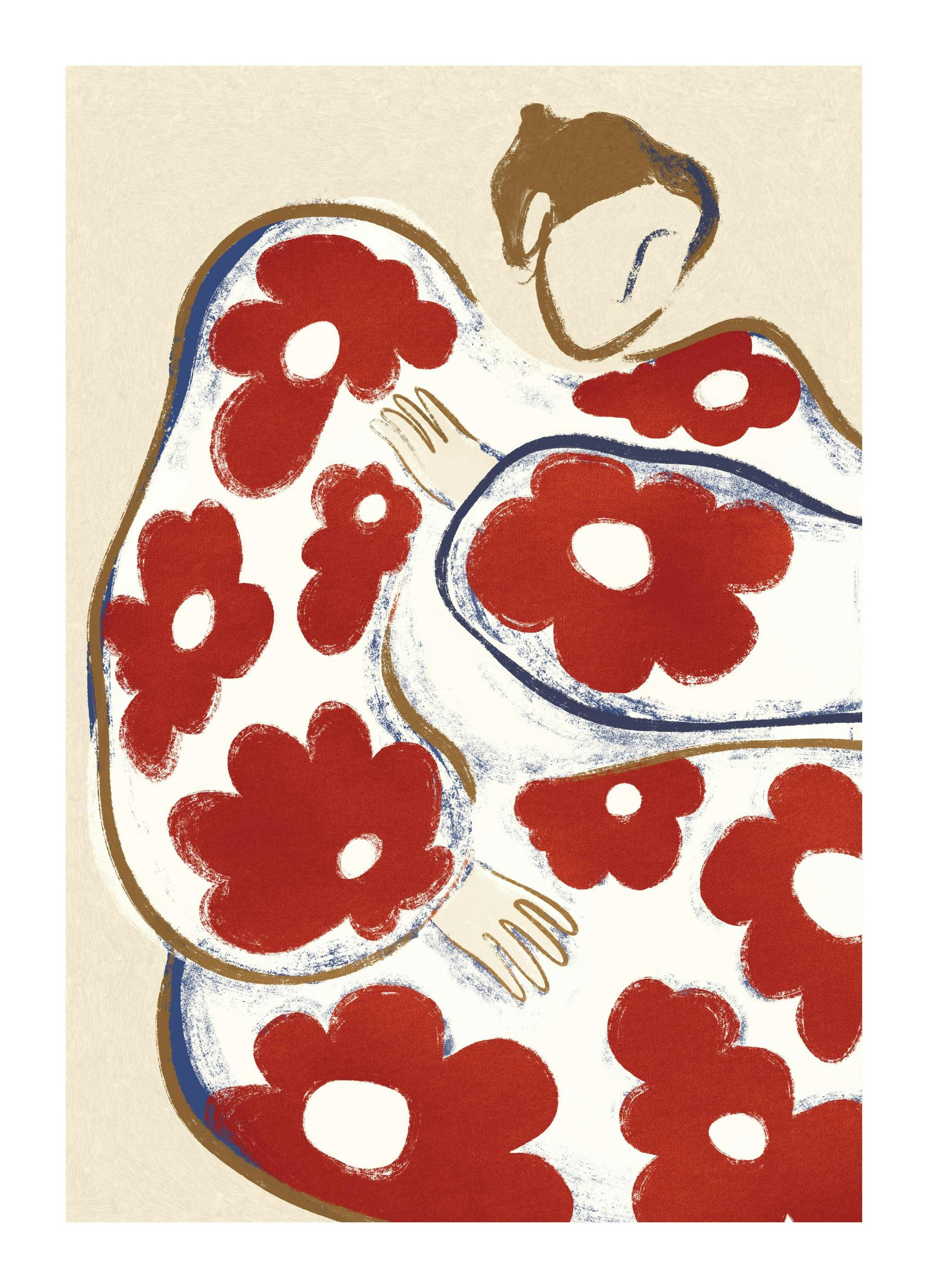 Rustic Flower Dress Affiche (30x40 cm) - Affiches minimalistes