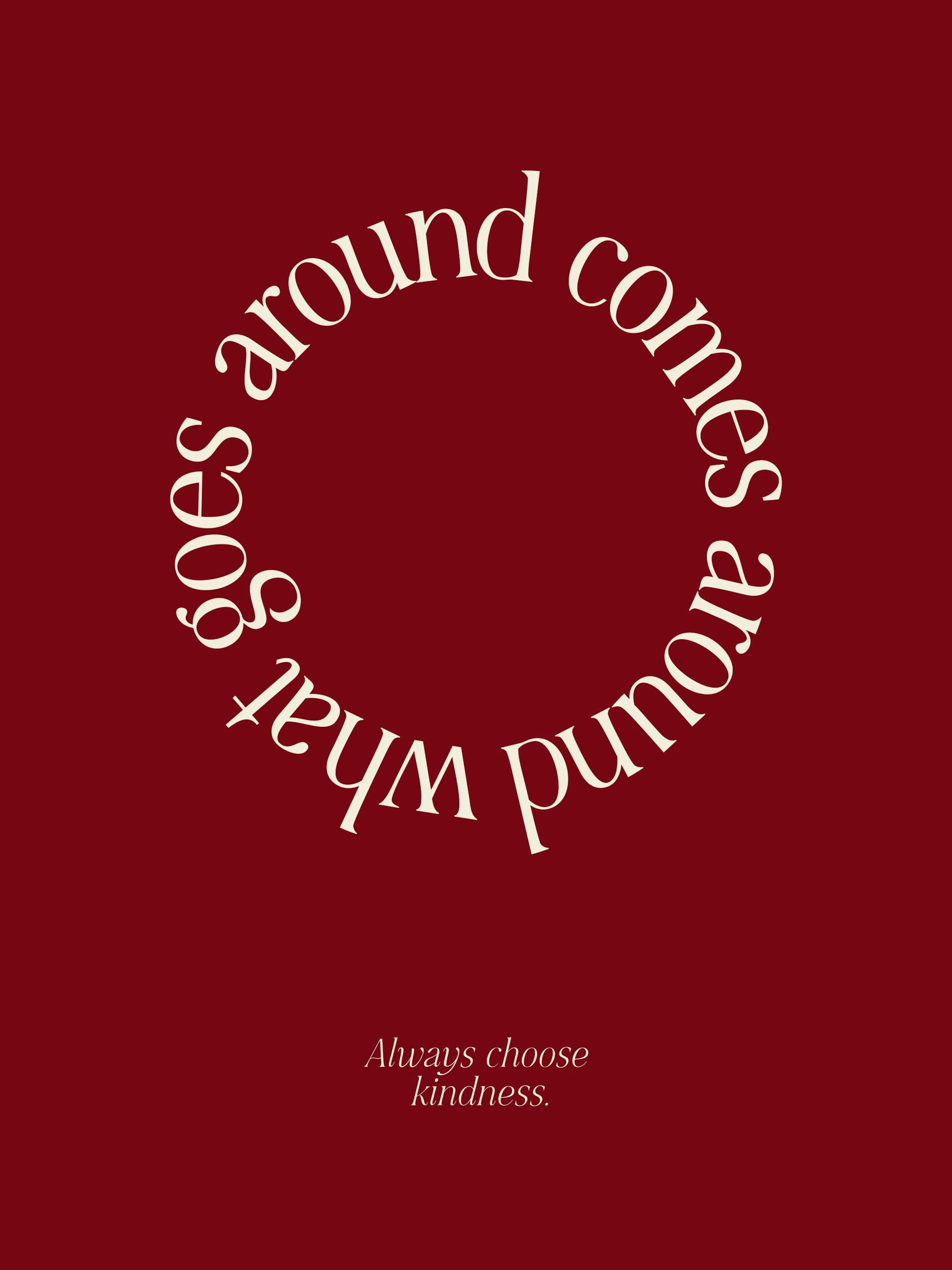 Always Choose Kindness Poster 0