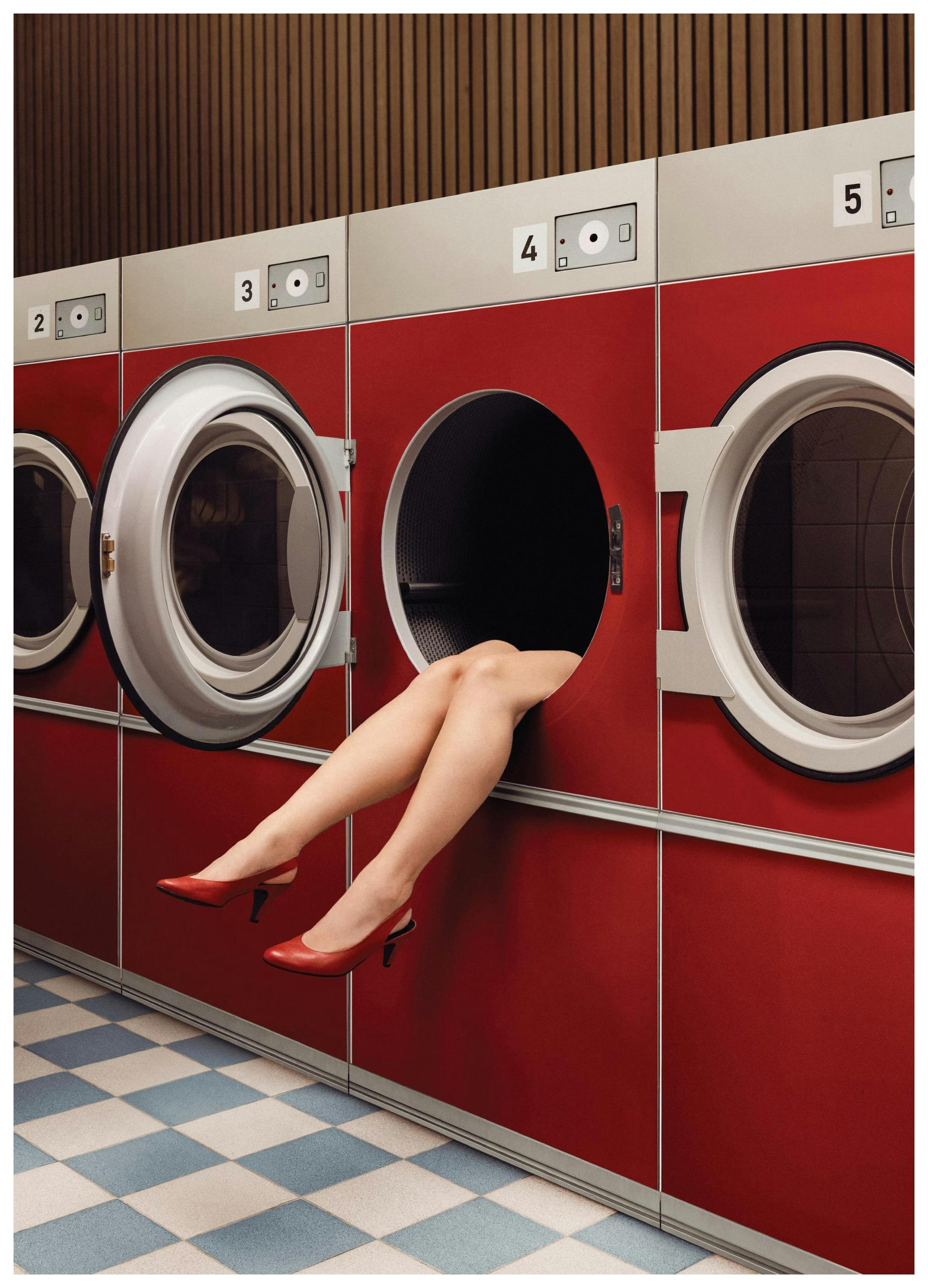 At the Laundromat Poster (50x70 cm) - Fotokunst