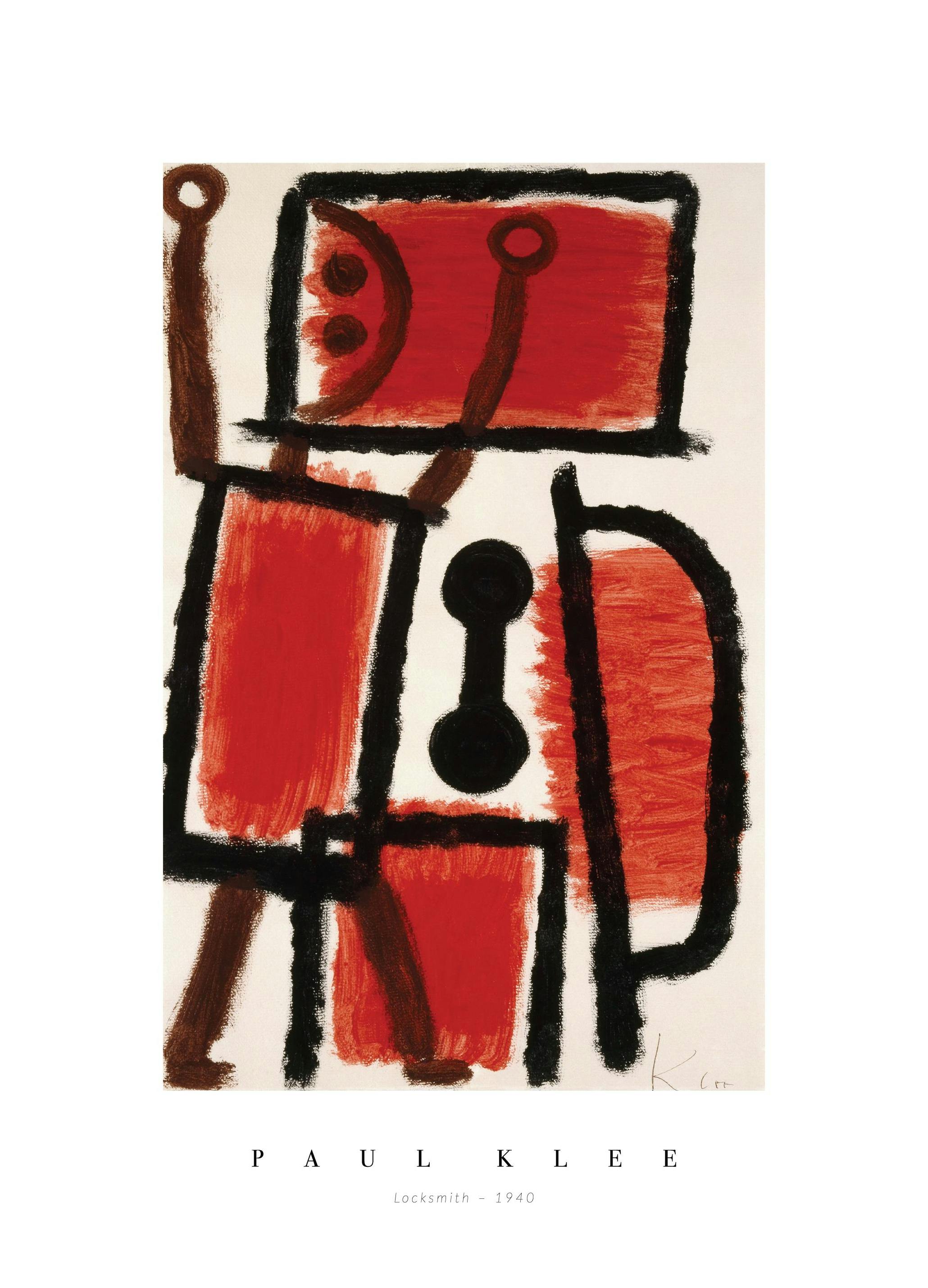 Paul Klee - Locksmith Plakat (50x70 cm)- Paul Klee Plakat