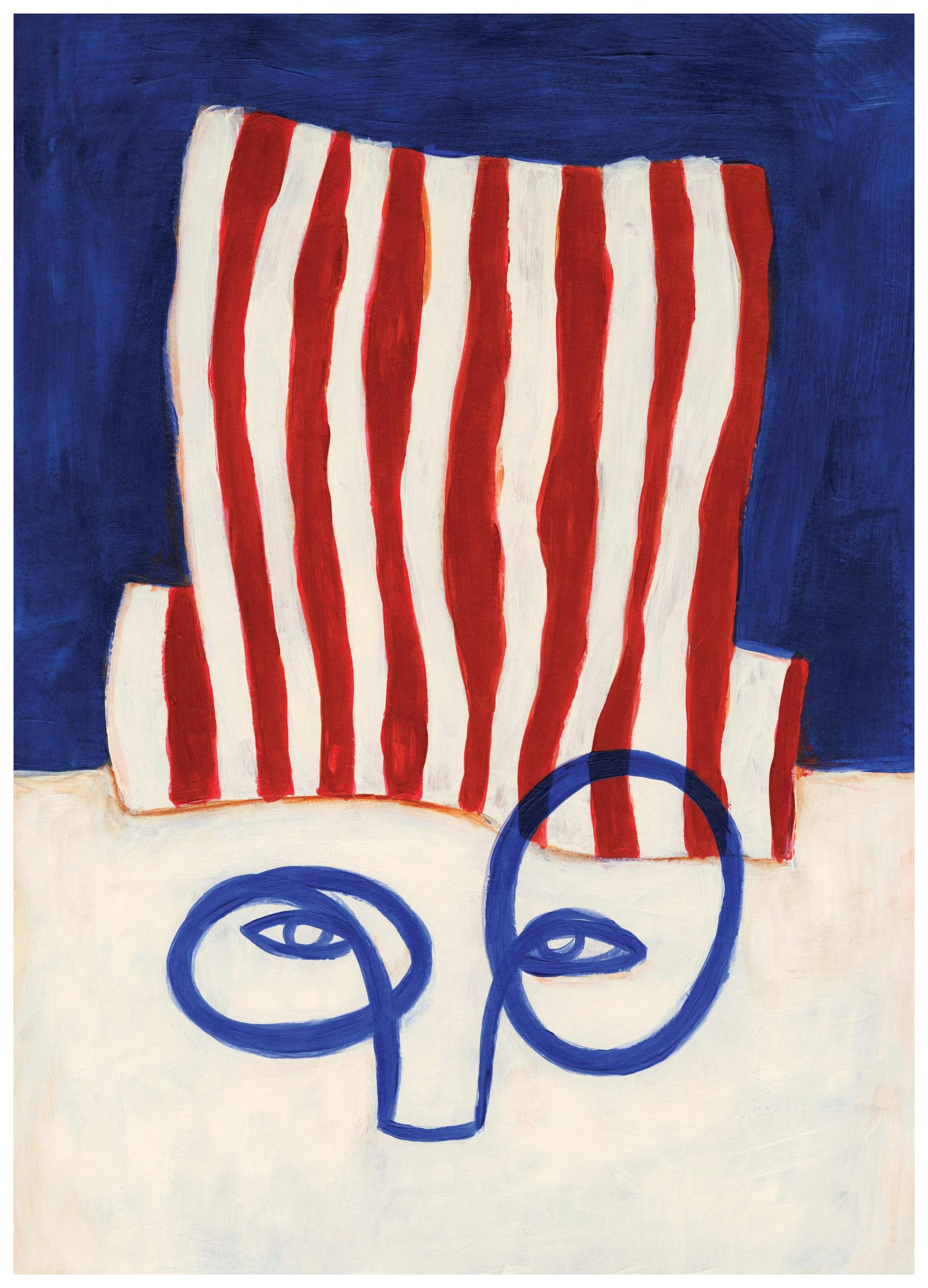 Figure In Glasses Affiche (30x40 cm) - Affiches de peintures