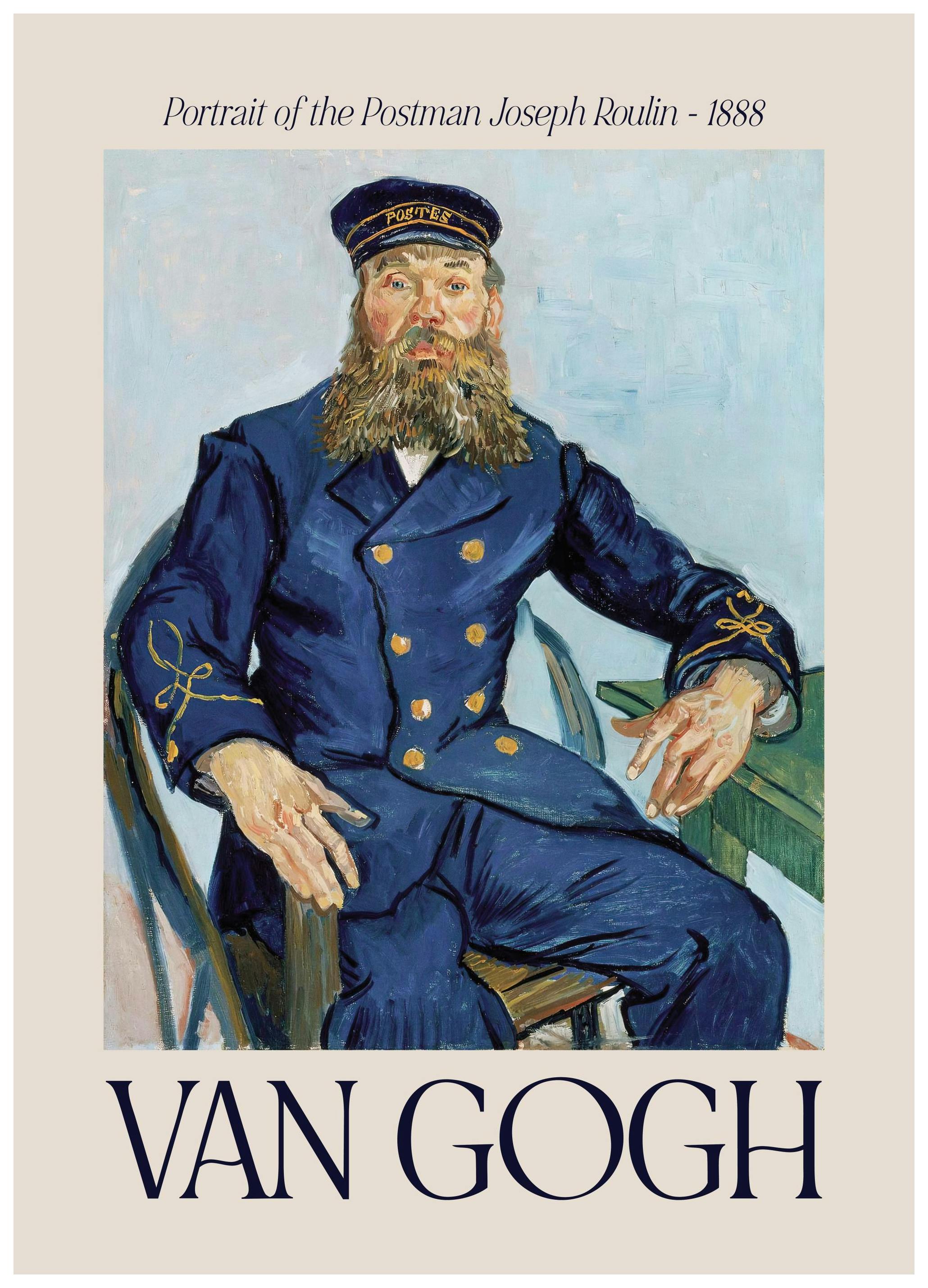Prints - Van Gogh - Portrait of the Postman Joseph Roulin Print (50x70 cm) - Van Gogh Prints