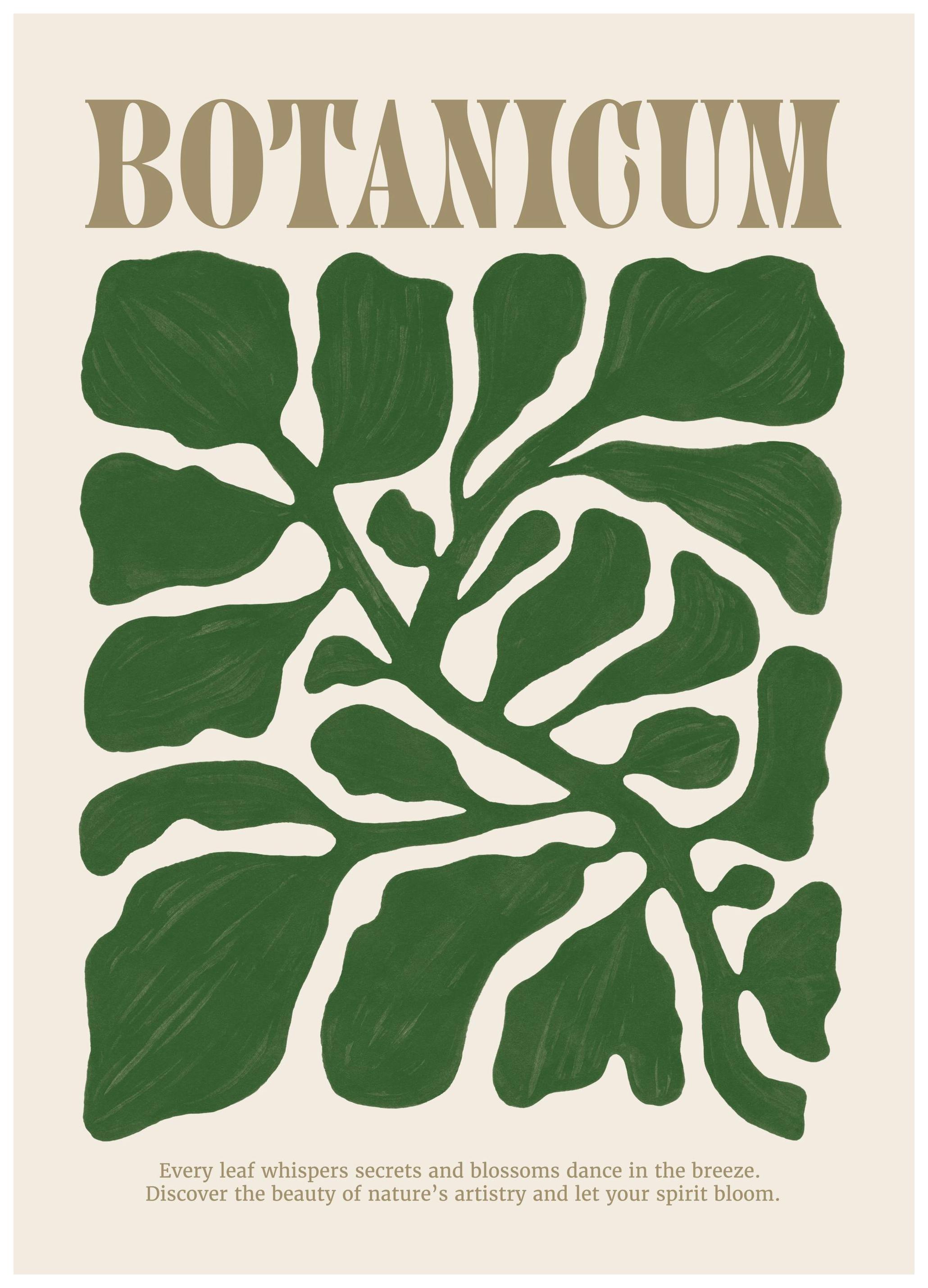 Botanicum Plakat (50x70 cm) - Plakater > Kunstplakater > Grafiske plakater
