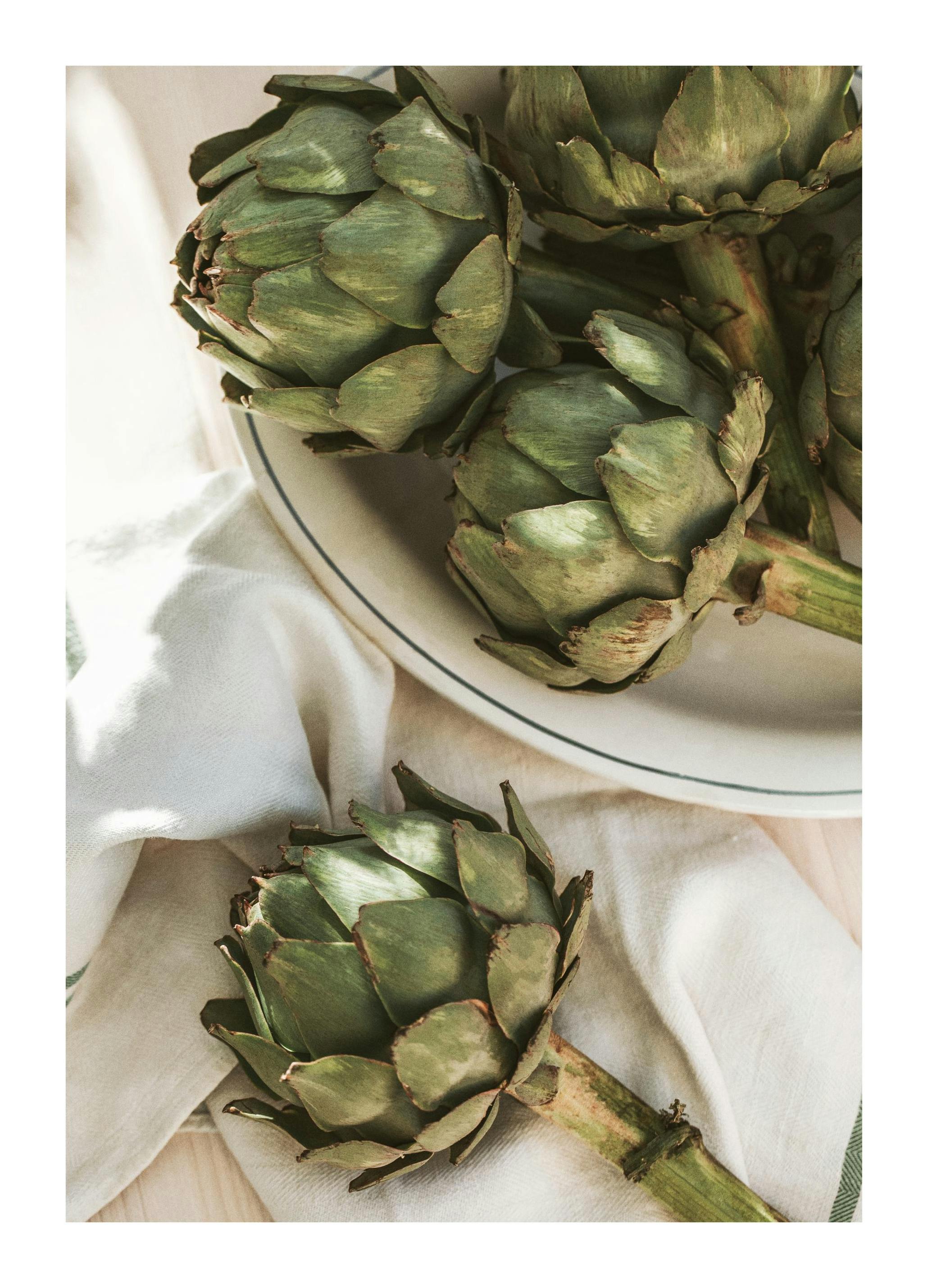 Artichoke in Sunlight Poster (21x30 cm) - Eten