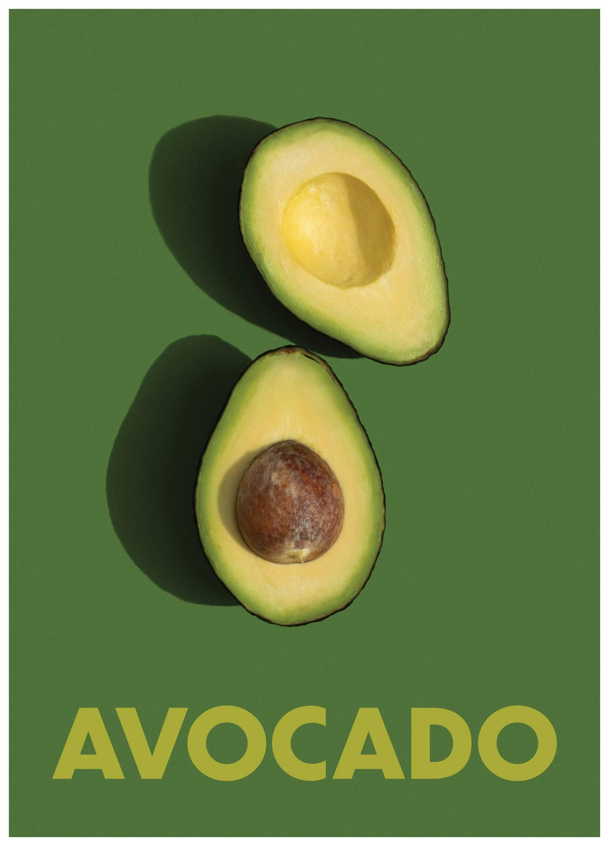 Avocado Plakat (50x70 cm)- Jedzenie