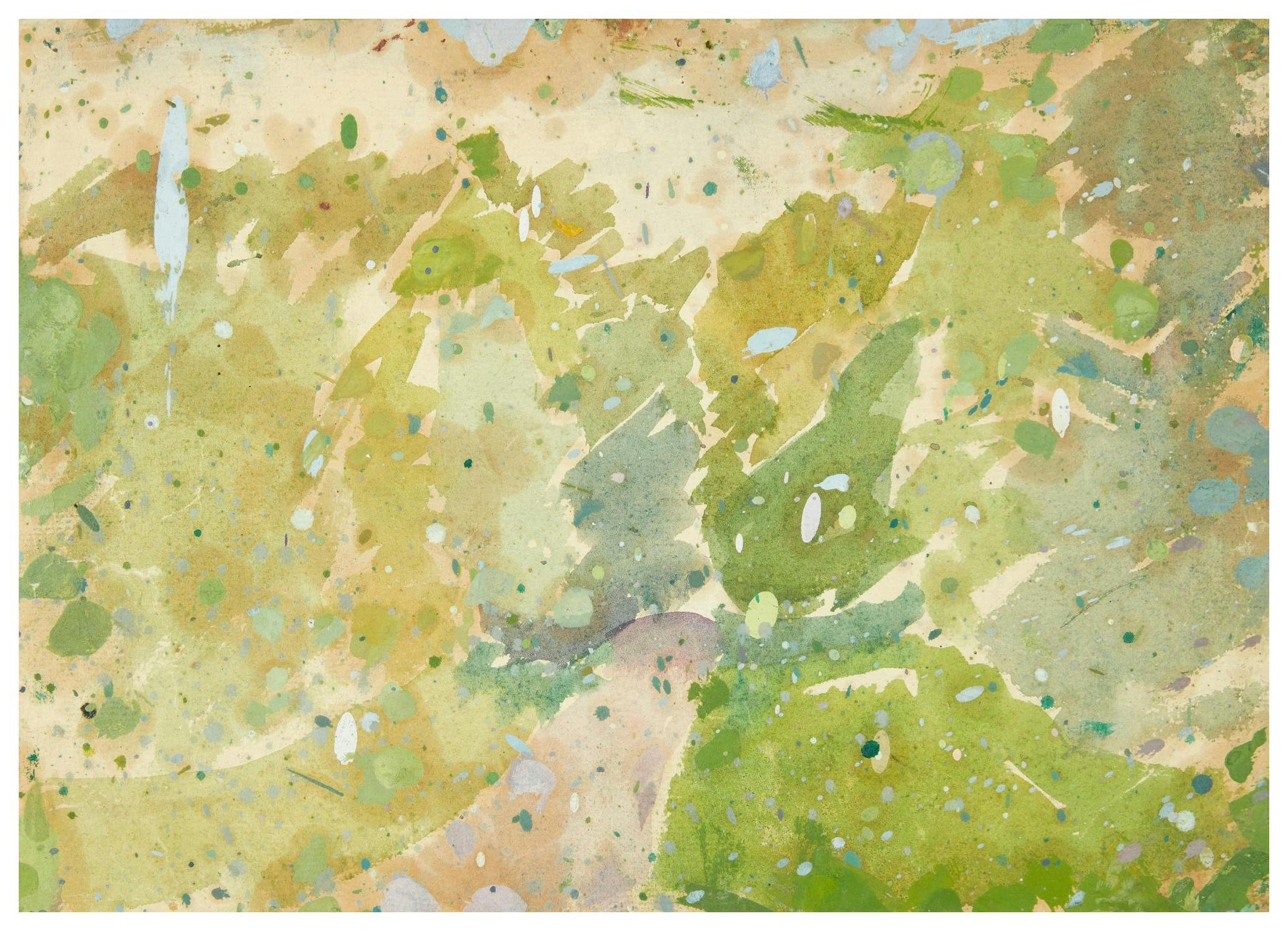Edvard Weie - Color Study for Road through the Forest Affiche (100x150 cm) - Peintures de peintres célèbres