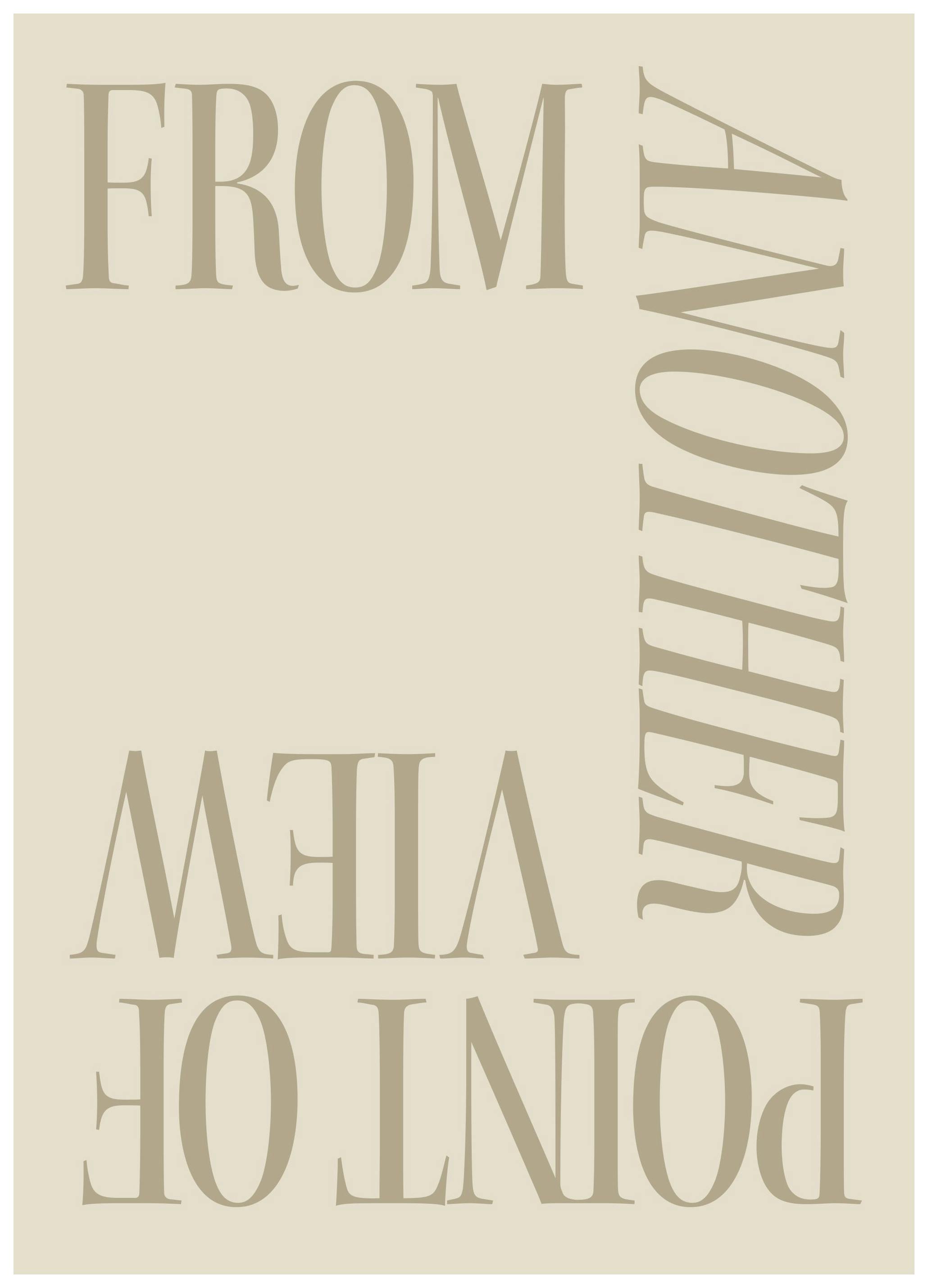 Point of View Poster (21x30 cm)- Poster di tipografia