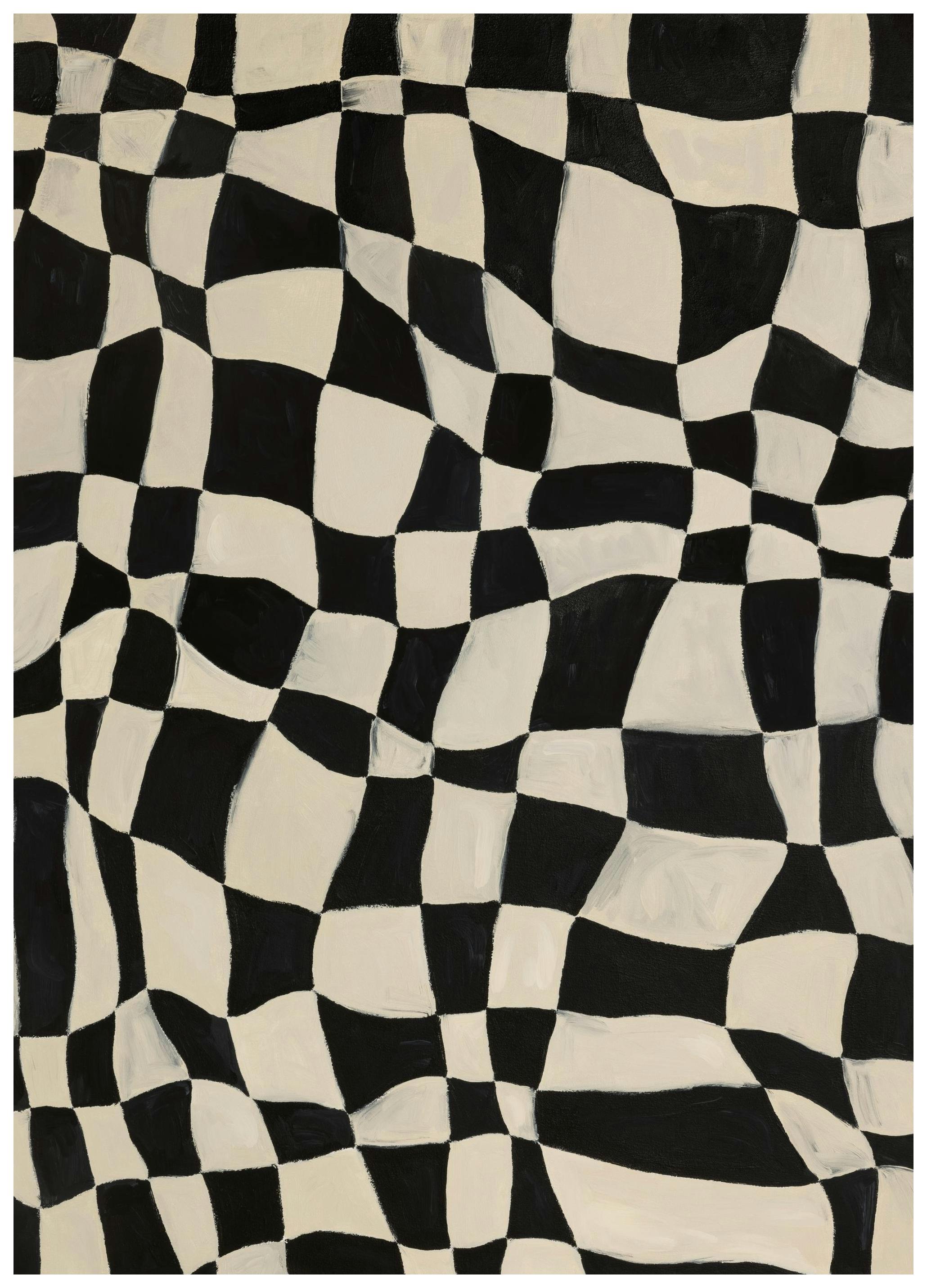 Checkers in Wonderland Plakat (70x100 cm) - Plakater > Kunstplakater > Abstrakt kunst
